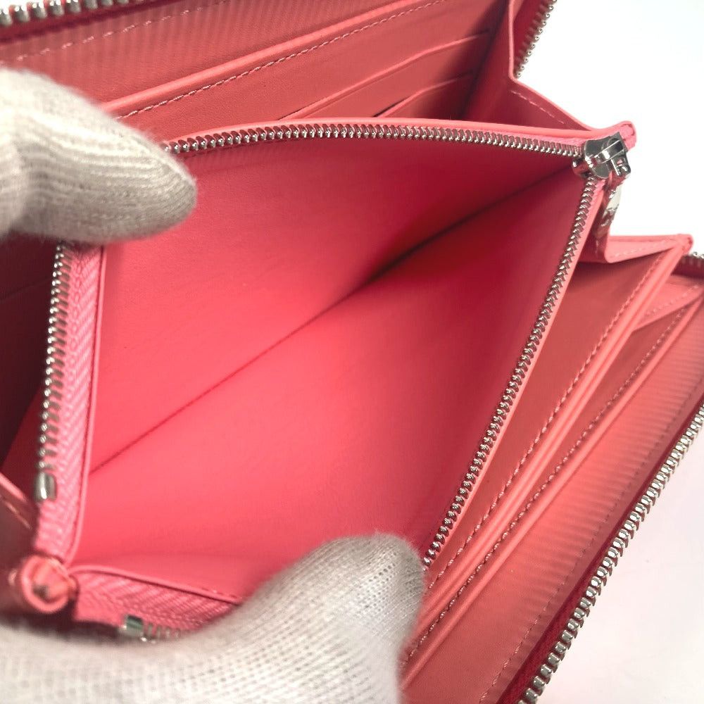 Louis Vuitton Louis Vuitton M58036 Monogram Vernis Railleur Zippy Wallet Long Round Fastener Unisex Poppy Petal Pink Size ONE SIZE - 10 Thumbnail