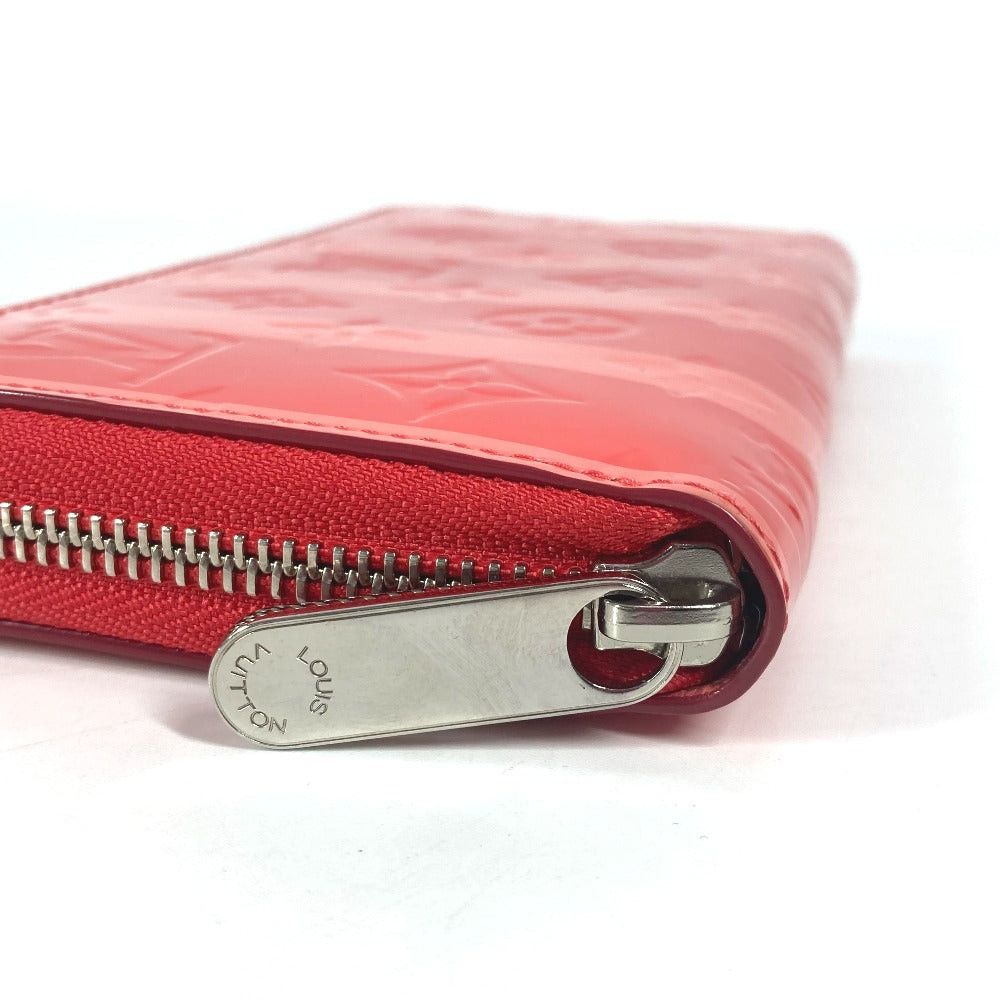 Louis Vuitton Louis Vuitton M58036 Monogram Vernis Railleur Zippy Wallet Long Round Fastener Unisex Poppy Petal Pink Size ONE SIZE - 3 Thumbnail