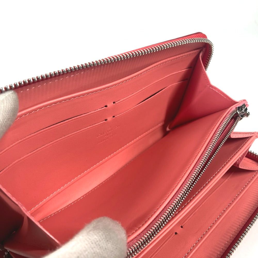 Louis Vuitton Louis Vuitton M58036 Monogram Vernis Railleur Zippy Wallet Long Round Fastener Unisex Poppy Petal Pink Size ONE SIZE - 8 Thumbnail