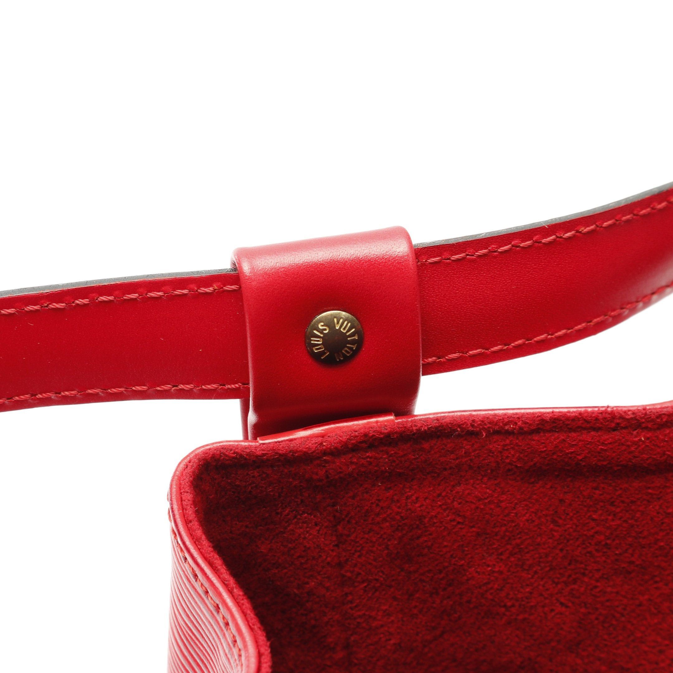 Louis Vuitton Louis Vuitton Randonnee Pm Epi Castilian Red Shoulder Bag Leather Size ONE SIZE - 9 Thumbnail