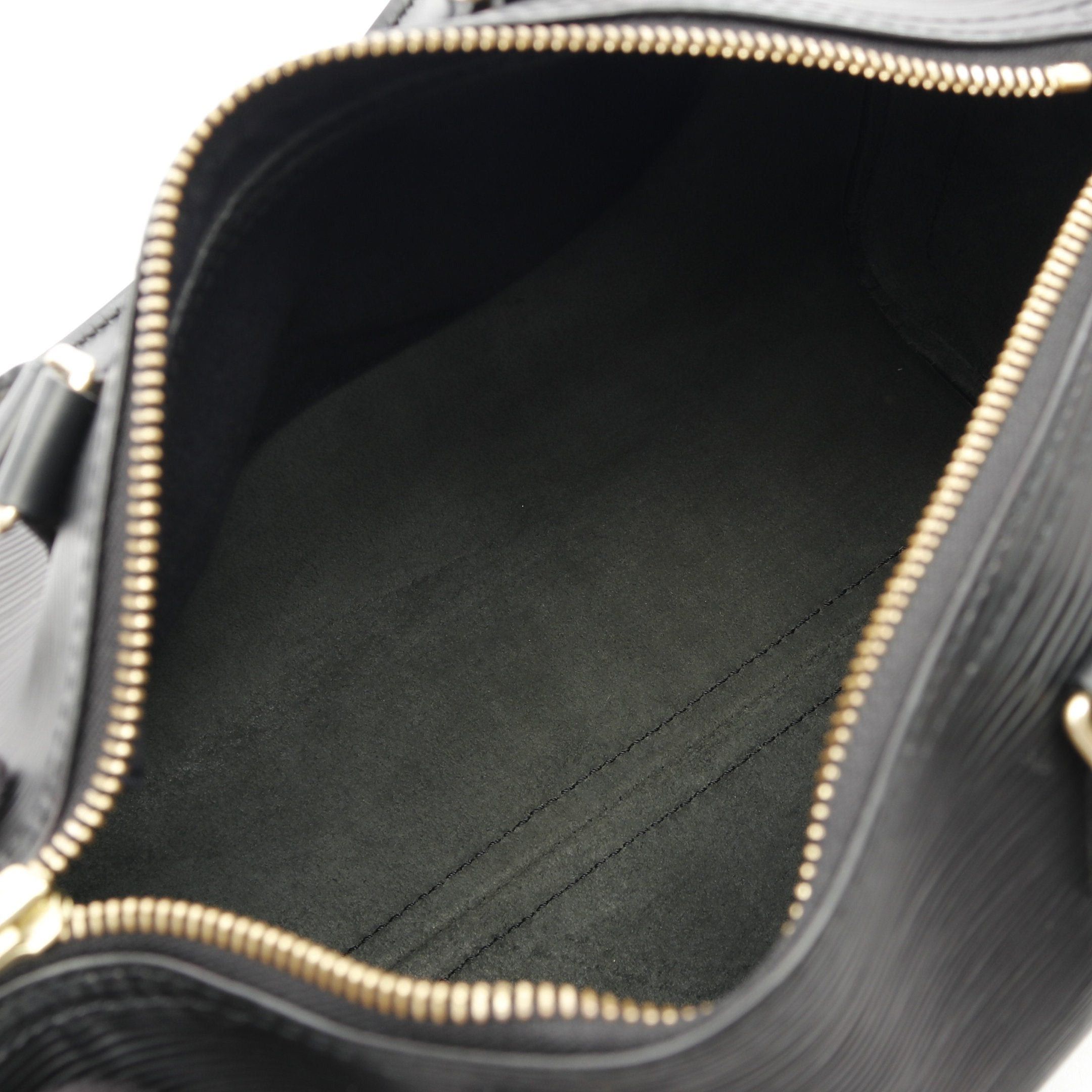 Louis Vuitton Louis Vuitton Speedy 25 Epi Noir Handbag Leather Black Size ONE SIZE - 3 Thumbnail