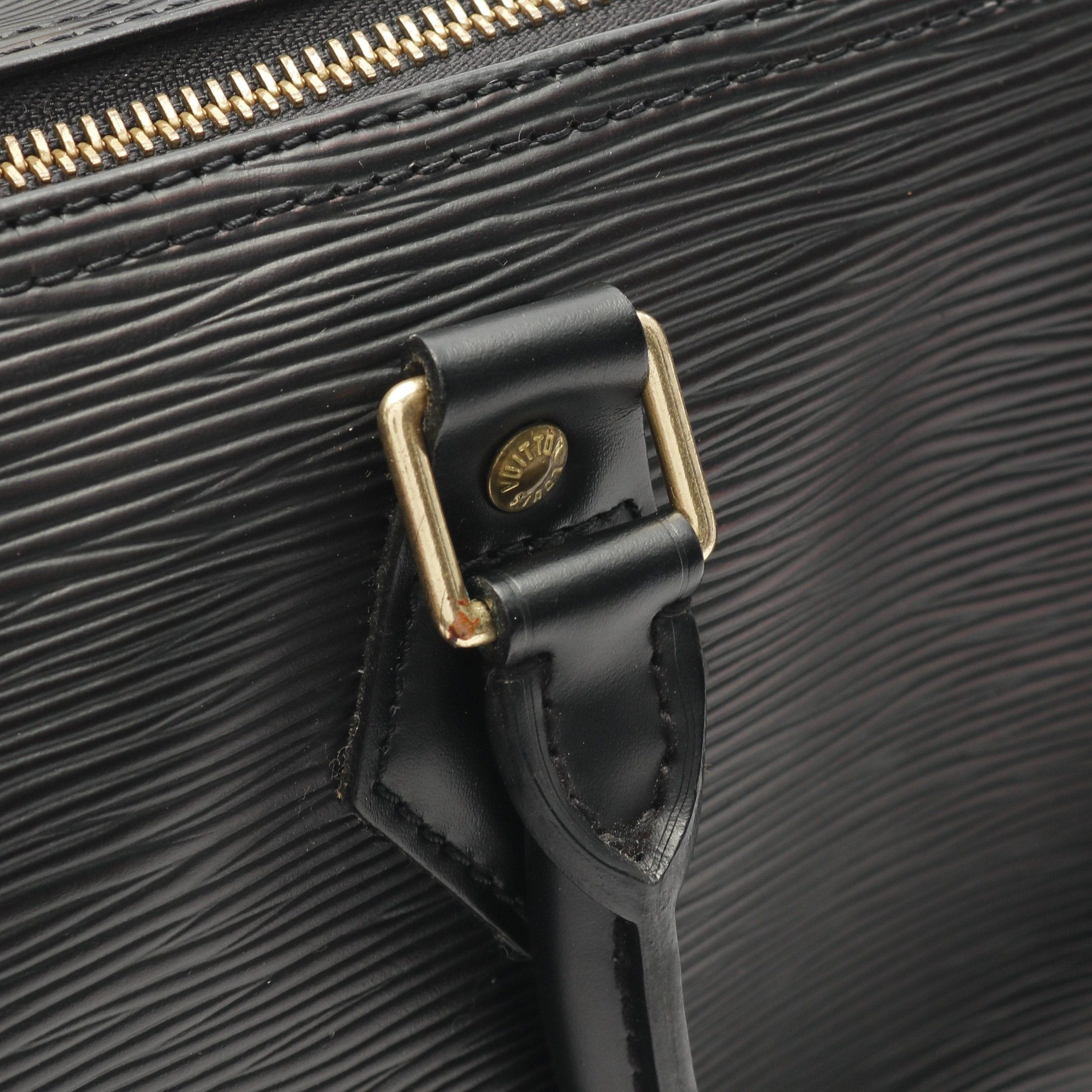 Louis Vuitton Louis Vuitton Speedy 25 Epi Noir Handbag Leather Black Size ONE SIZE - 8 Thumbnail