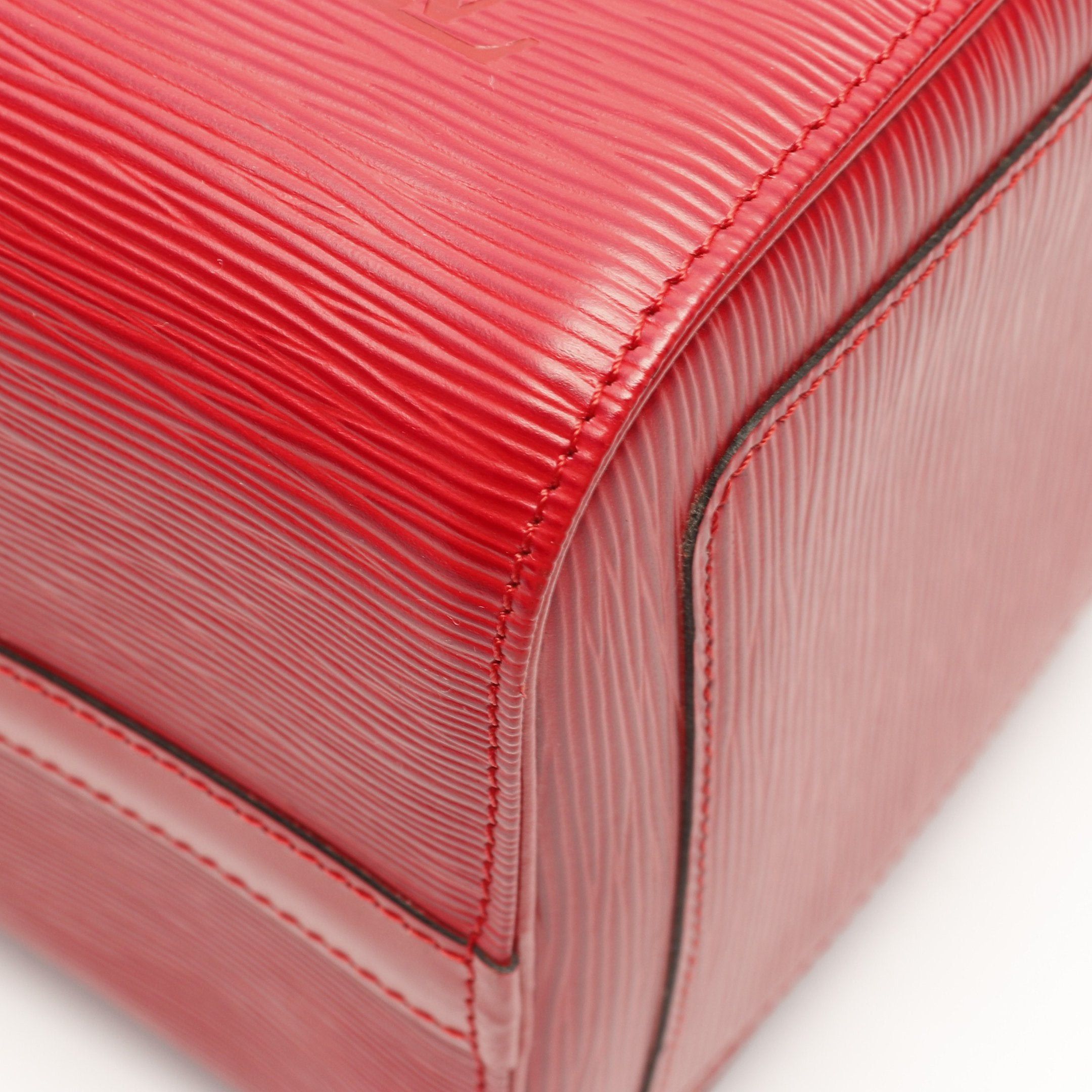 Louis Vuitton Louis Vuitton Speedy 30 Epi Castilian Red Handbag Leather Size ONE SIZE - 6 Thumbnail