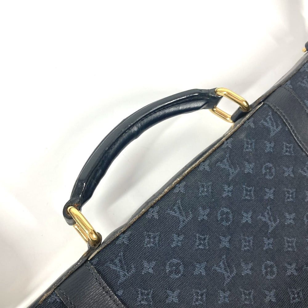 Louis Vuitton Louis Vuitton M42311 Monogram Mini Denizens Briefcase Boston Bag 2 Way Diagonal Hanging (E.G. Of A Rocket) Handbag Shoulder Canvas Women Navy Size ONE SIZE - 8 Thumbnail