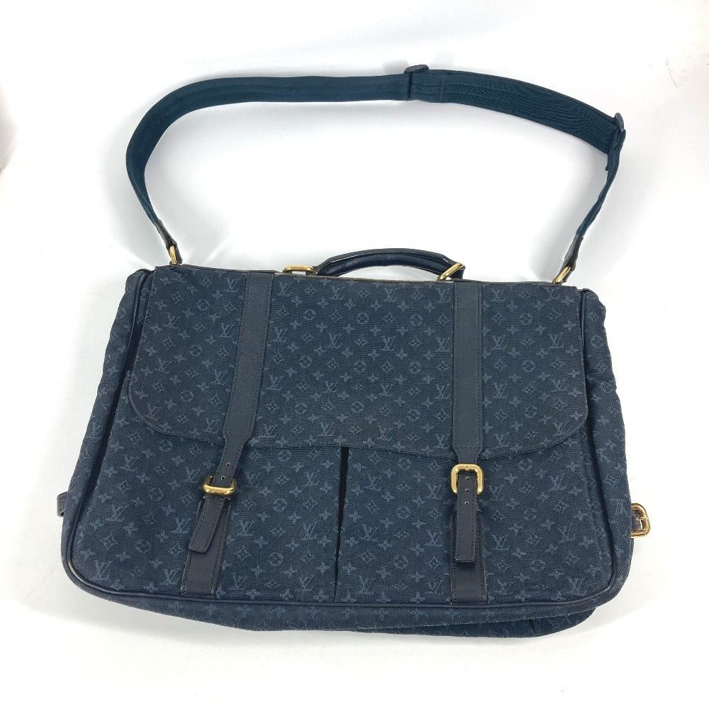 Louis Vuitton Louis Vuitton M42311 Monogram Mini Denizens Briefcase Boston Bag 2 Way Diagonal Hanging (E.G. Of A Rocket) Handbag Shoulder Canvas Women Navy Size ONE SIZE - 9 Thumbnail