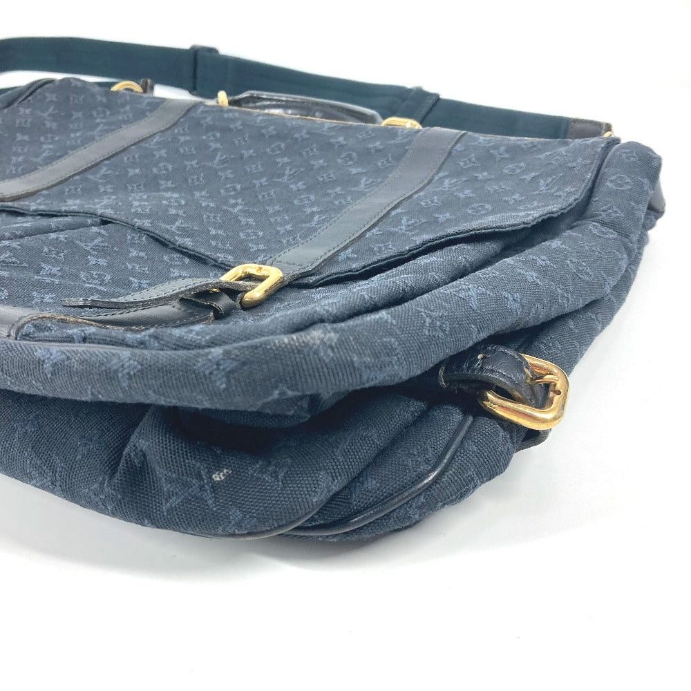 Louis Vuitton Louis Vuitton M42311 Monogram Mini Denizens Briefcase Boston Bag 2 Way Diagonal Hanging (E.G. Of A Rocket) Handbag Shoulder Canvas Women Navy Size ONE SIZE - 5 Thumbnail