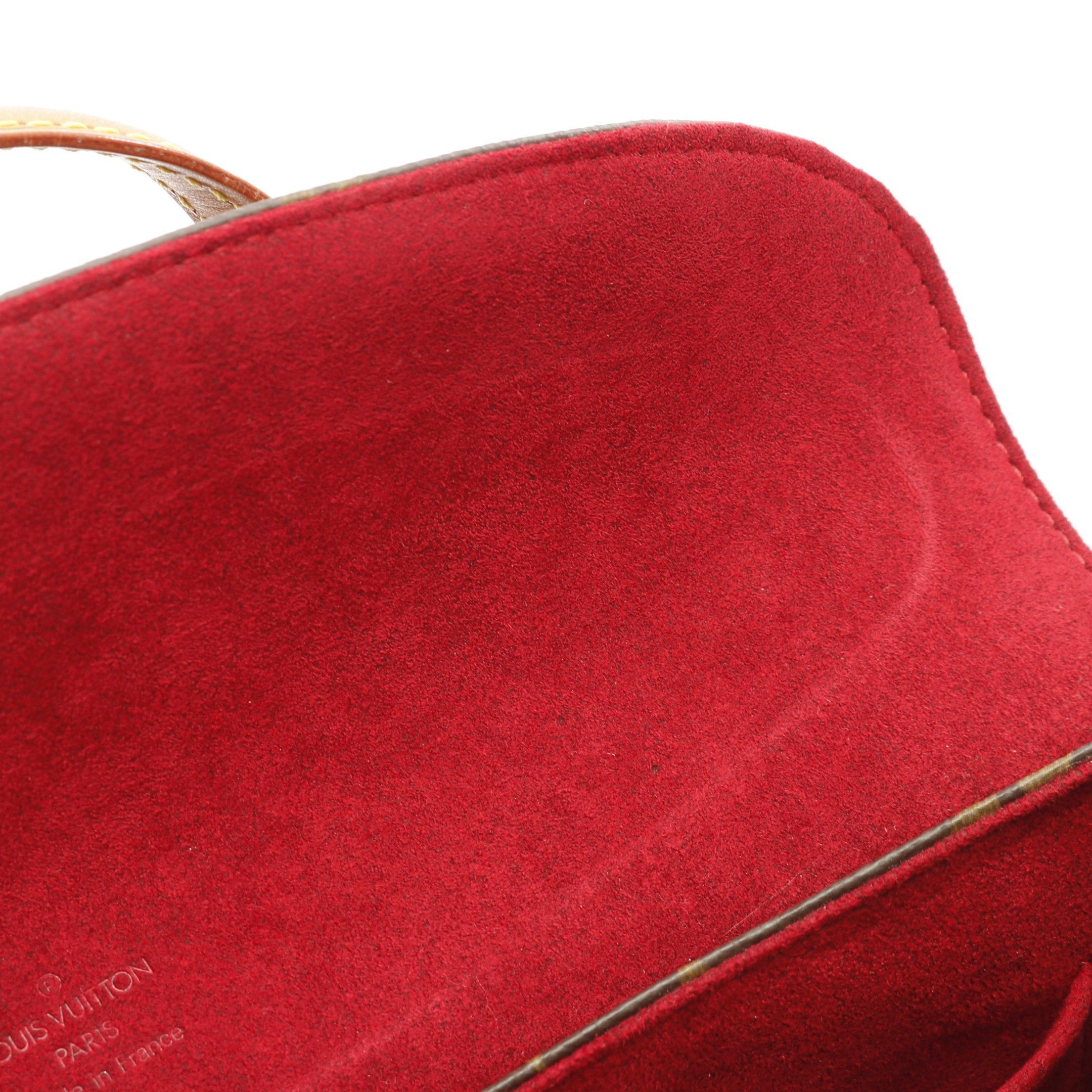 Louis Vuitton Louis Vuitton Sonatine Monogram Handbag Leather Brown Size ONE SIZE - 9 Thumbnail