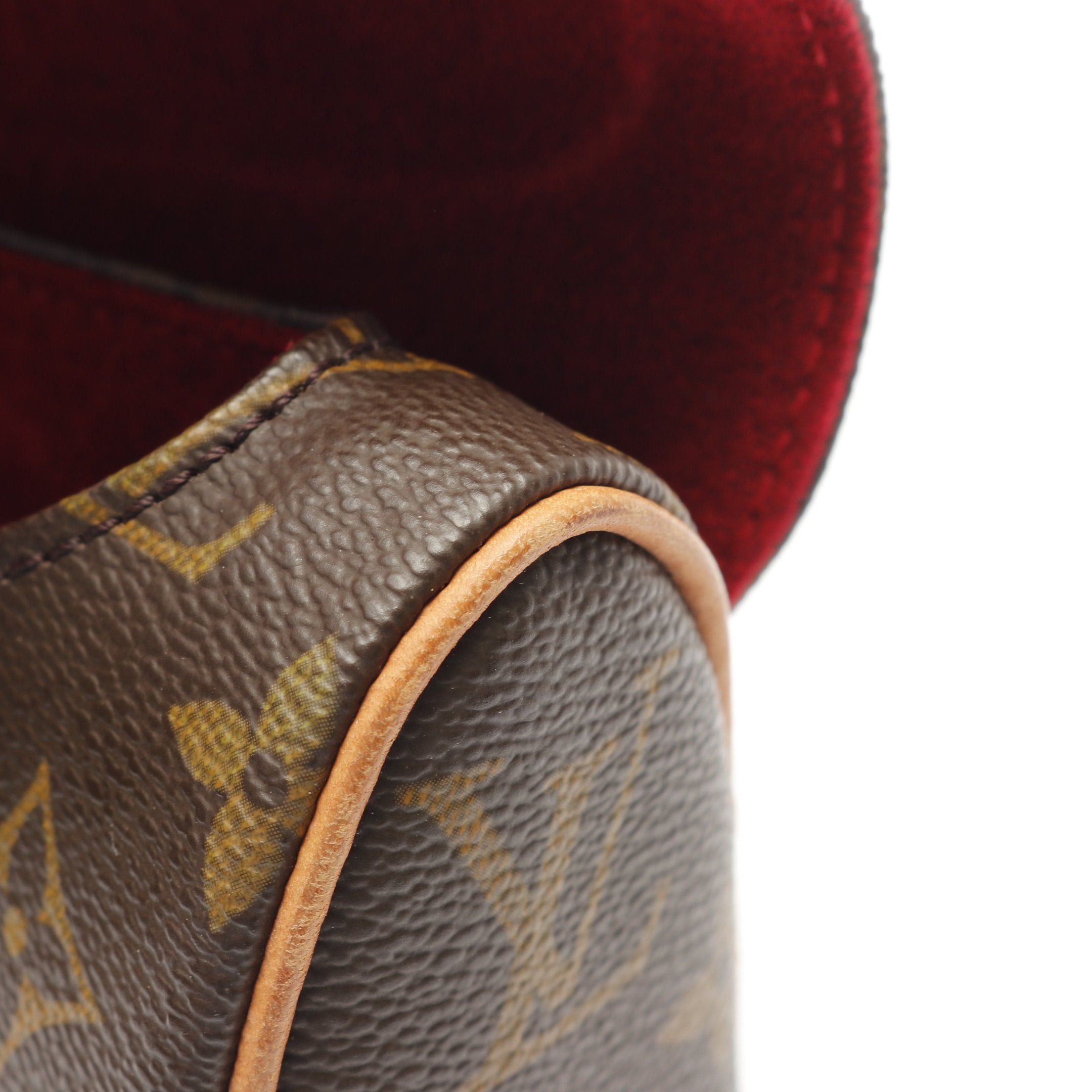 Louis Vuitton Louis Vuitton Sonatine Monogram Handbag Leather Brown Size ONE SIZE - 10 Thumbnail