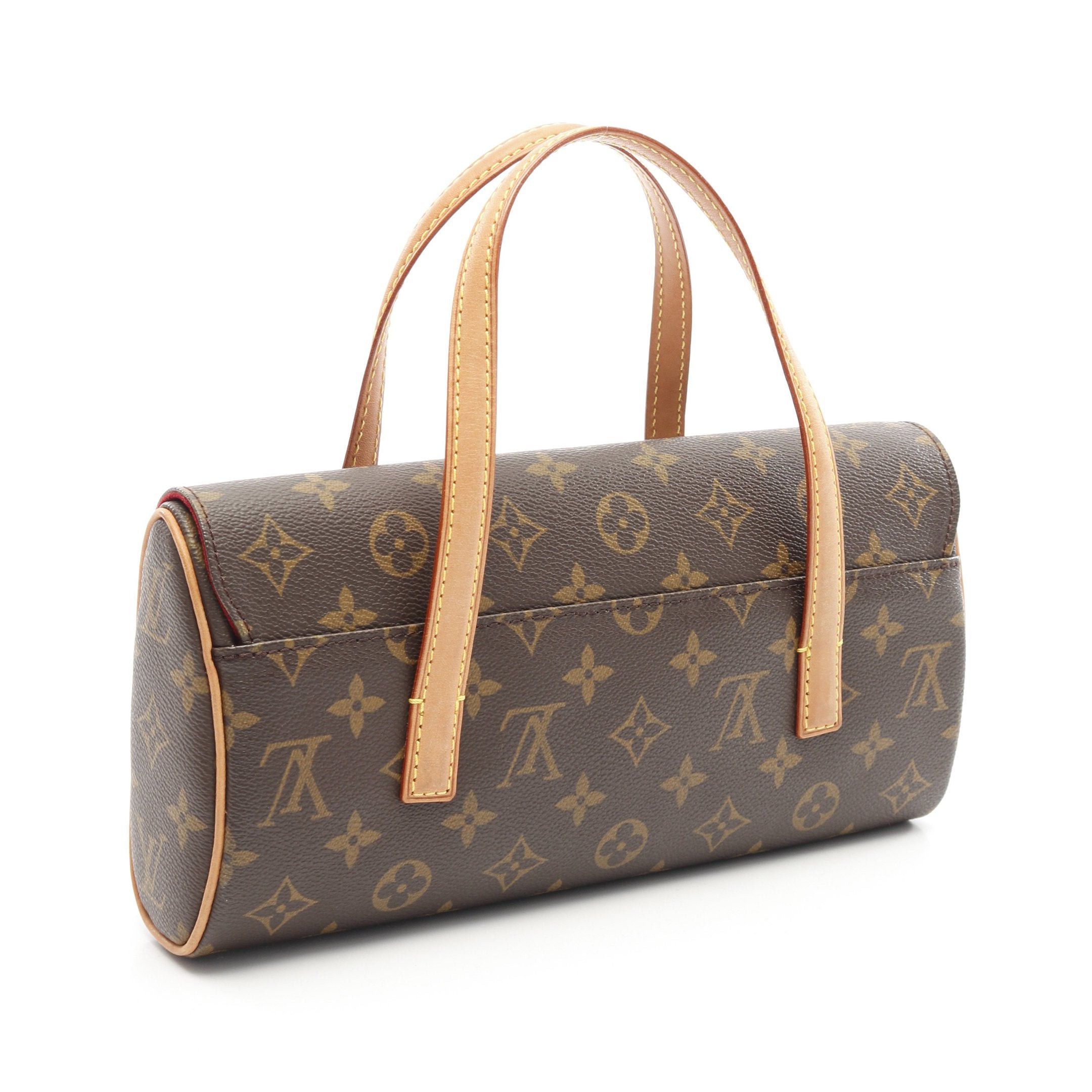 Louis Vuitton Louis Vuitton Sonatine Monogram Handbag Leather Brown Size ONE SIZE - 2 Thumbnail