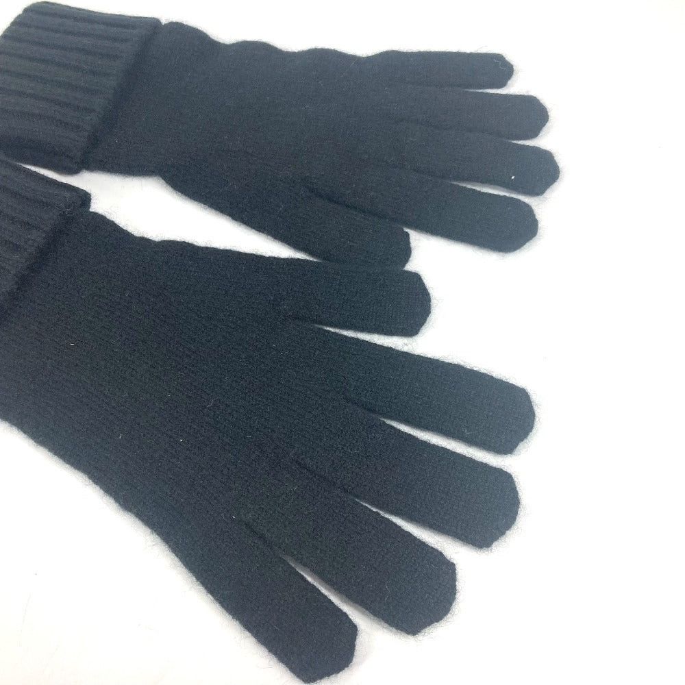 Louis Vuitton Louis Vuitton M72682 Leather Patch Tag Gon Helsinki Damier Glove Accessories Cashmere Men Black Size ONE SIZE - 4 Thumbnail