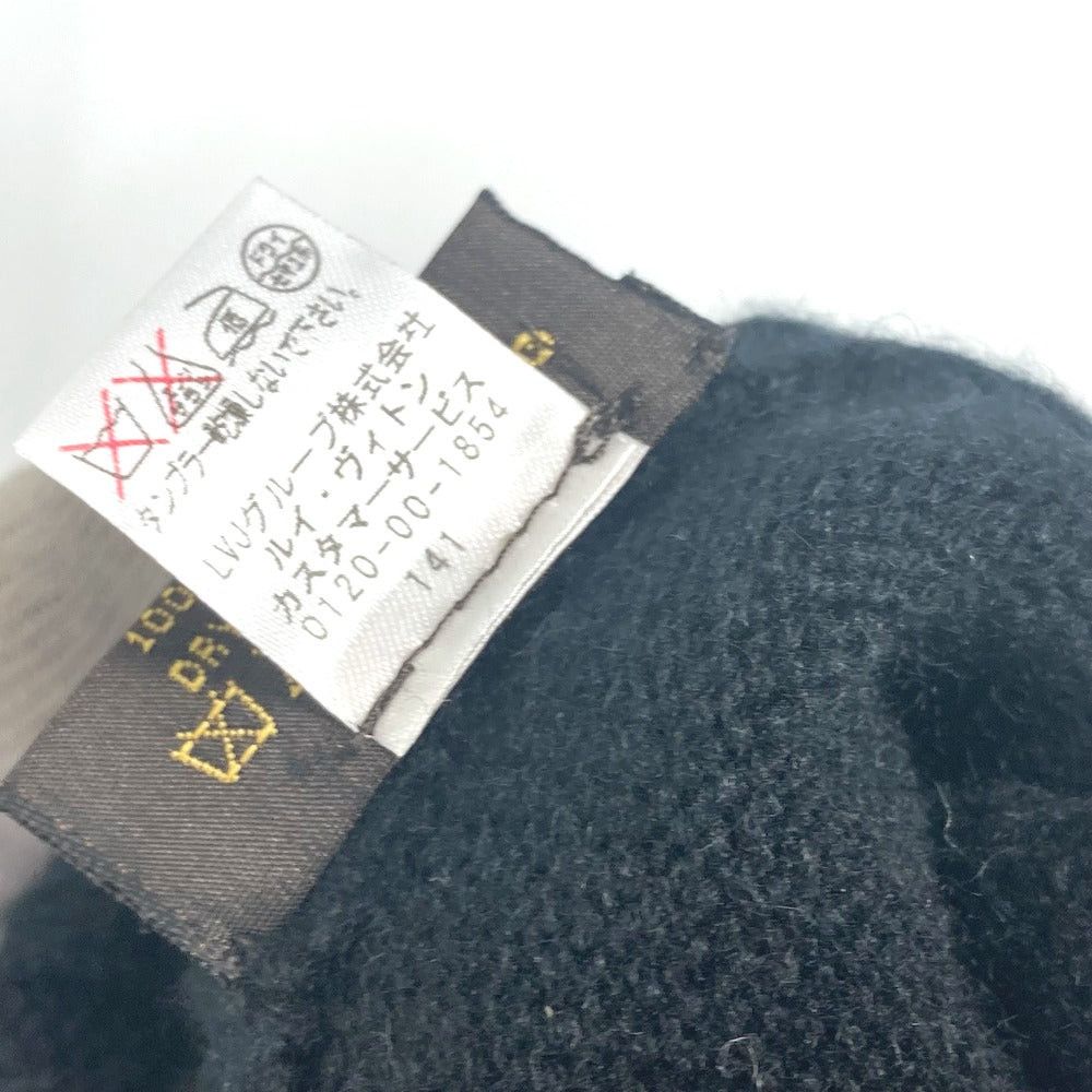 Louis Vuitton Louis Vuitton M72682 Leather Patch Tag Gon Helsinki Damier Glove Accessories Cashmere Men Black Size ONE SIZE - 8 Thumbnail