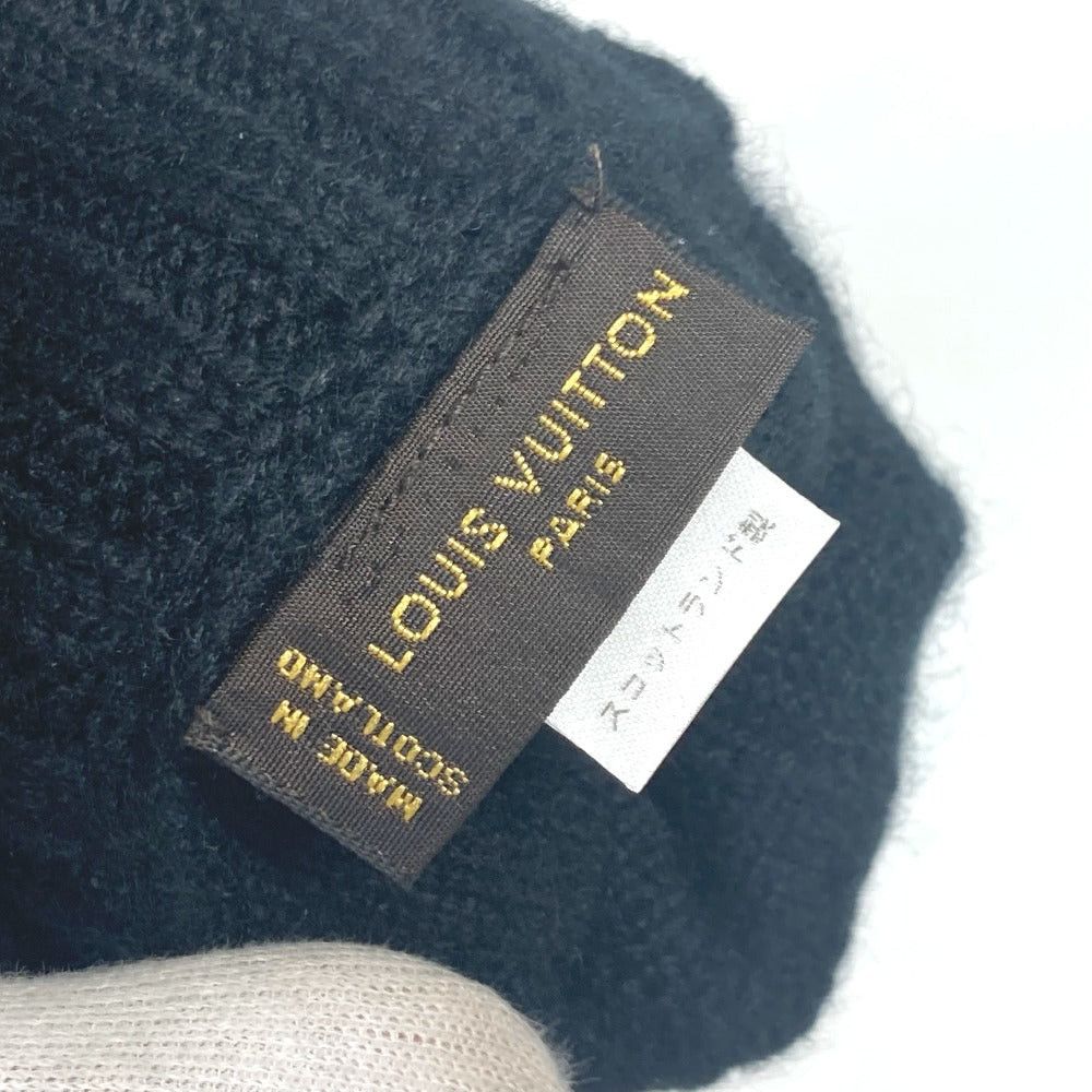 Louis Vuitton Louis Vuitton M72682 Leather Patch Tag Gon Helsinki Damier Glove Accessories Cashmere Men Black Size ONE SIZE - 6 Thumbnail