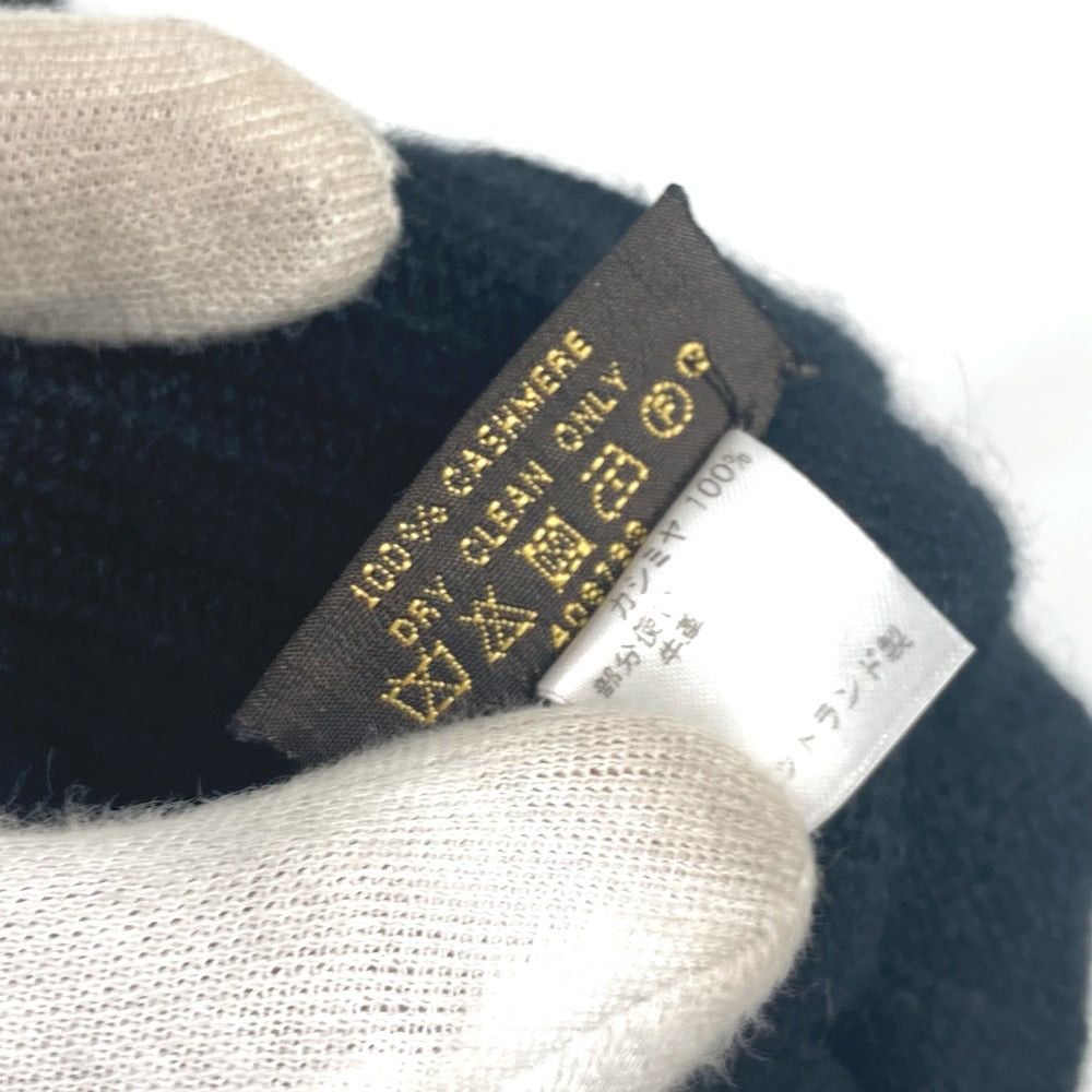 Louis Vuitton Louis Vuitton M72682 Leather Patch Tag Gon Helsinki Damier Glove Accessories Cashmere Men Black Size ONE SIZE - 7 Thumbnail