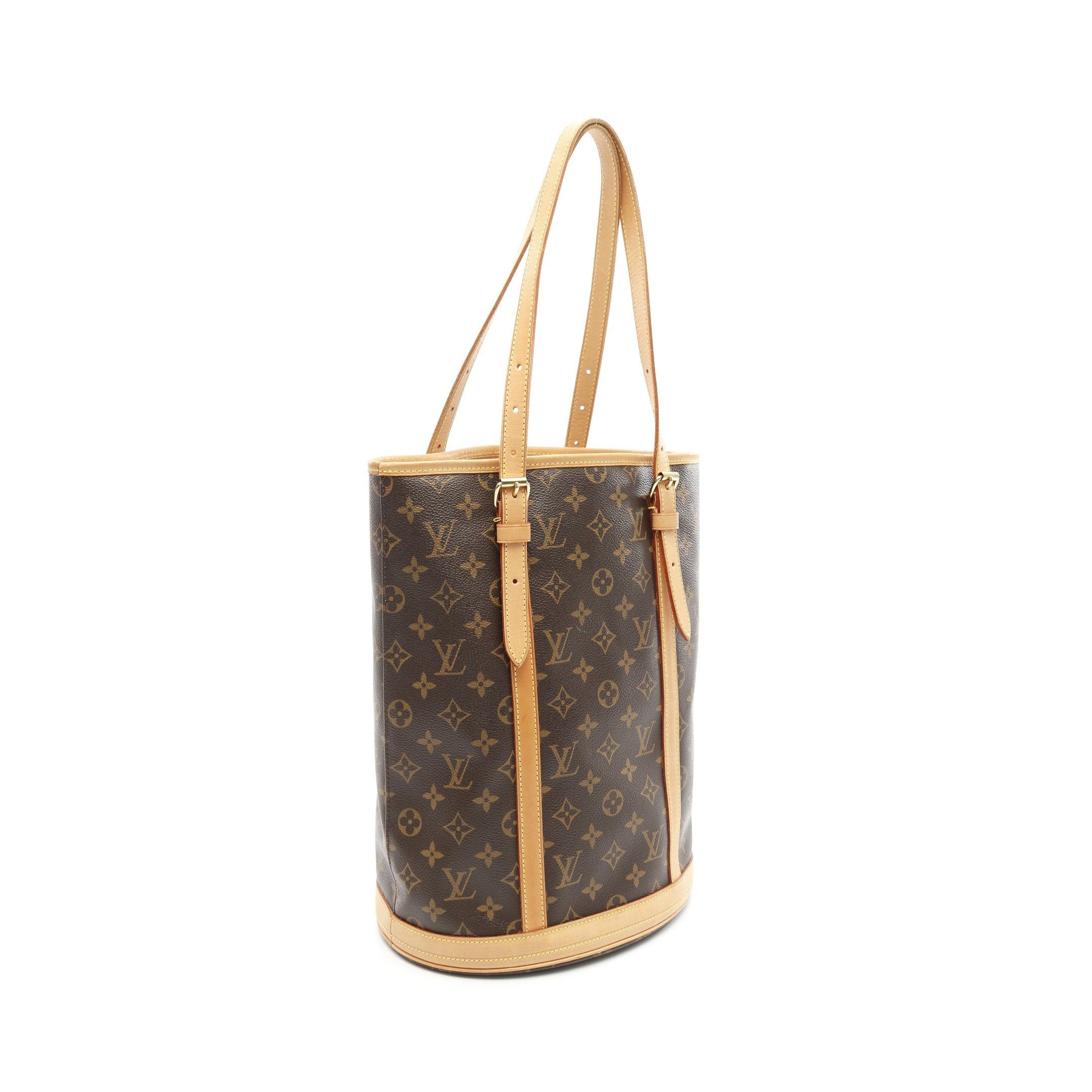Louis Vuitton Louis Vuitton Bucket Gm Monogram Shoulder Bag Leather Brown Size ONE SIZE - 2 Thumbnail