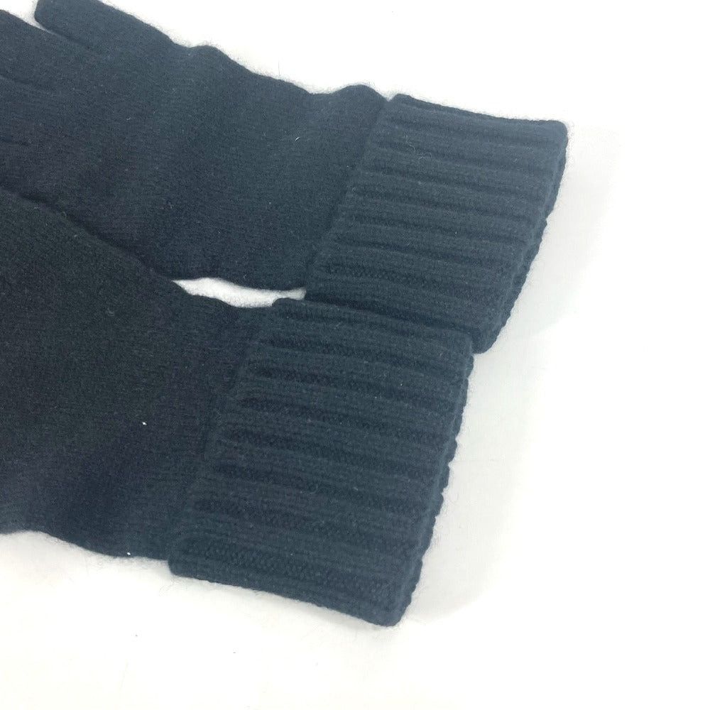 Louis Vuitton Louis Vuitton M72682 Leather Patch Tag Gon Helsinki Damier Glove Accessories Cashmere Men Noir Black Size ONE SIZE - 3 Thumbnail