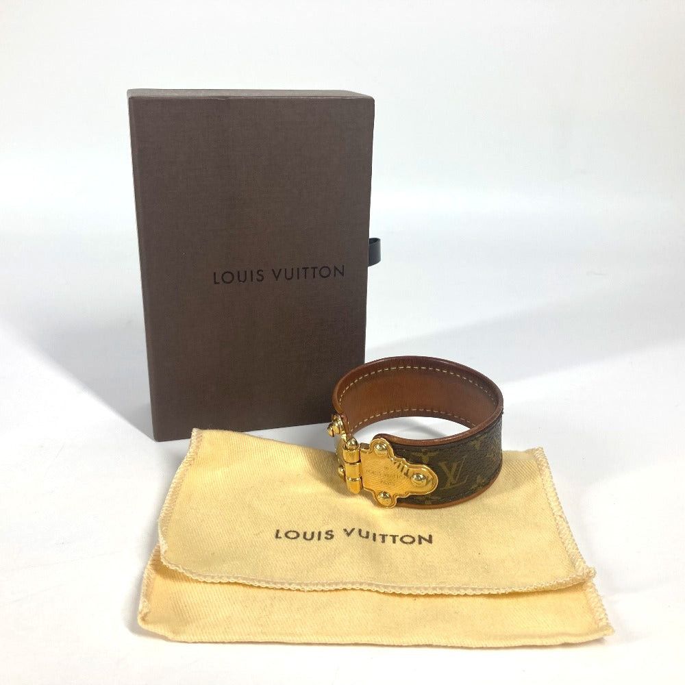 Louis Vuitton Louis Vuitton M6611E Monogram Brusselssei Viet Bangle Accessories Bracelet Canvas Unisex Brown Size ONE SIZE - 8 Thumbnail