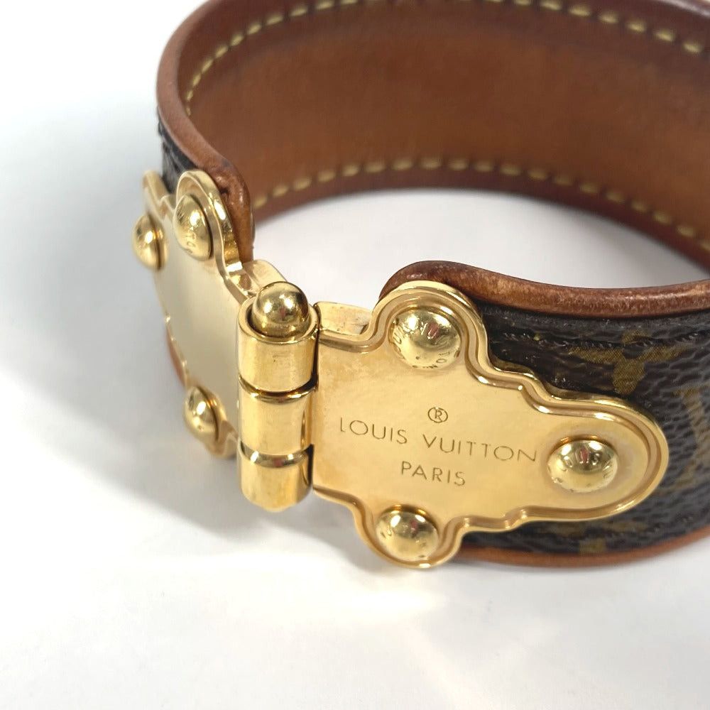 Louis Vuitton Louis Vuitton M6611E Monogram Brusselssei Viet Bangle Accessories Bracelet Canvas Unisex Brown Size ONE SIZE - 5 Thumbnail
