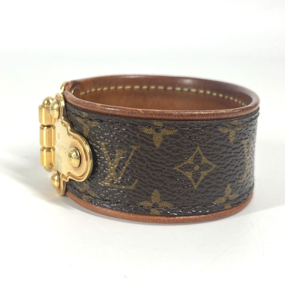 Louis Vuitton Louis Vuitton M6611E Monogram Brusselssei Viet Bangle Accessories Bracelet Canvas Unisex Brown Size ONE SIZE - 3 Thumbnail