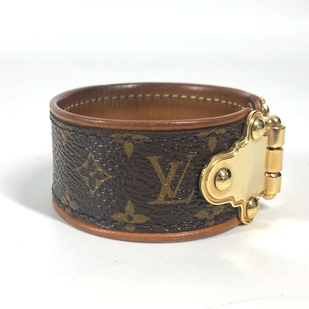 Louis Vuitton Louis Vuitton M6611E Monogram Brusselssei Viet Bangle Accessories Bracelet Canvas Unisex Brown Size ONE SIZE - 4 Thumbnail
