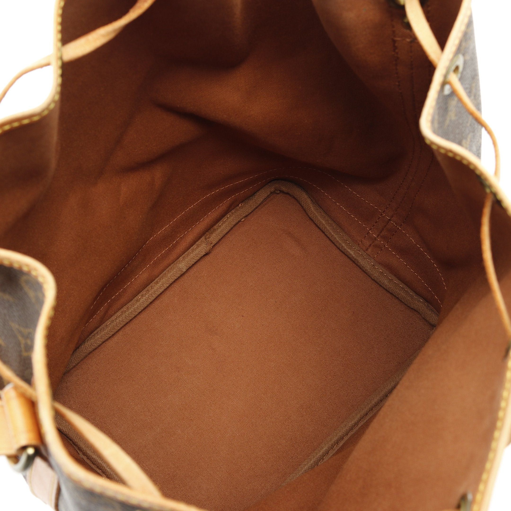 Louis Vuitton Louis Vuitton Noe Monogram Shoulder Bag Leather Brown Size ONE SIZE - 3 Thumbnail