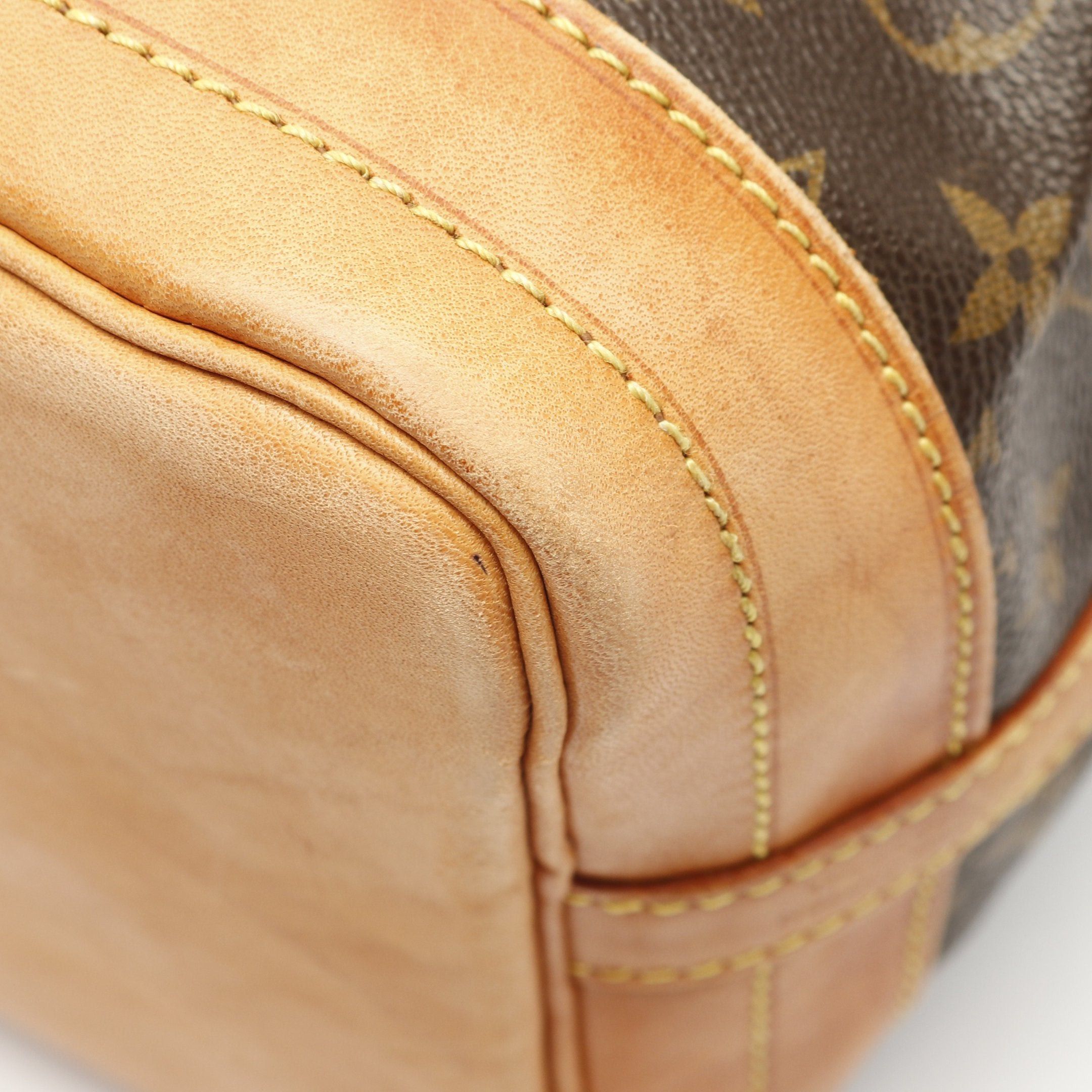 Louis Vuitton Louis Vuitton Noe Monogram Shoulder Bag Leather Brown Size ONE SIZE - 6 Thumbnail