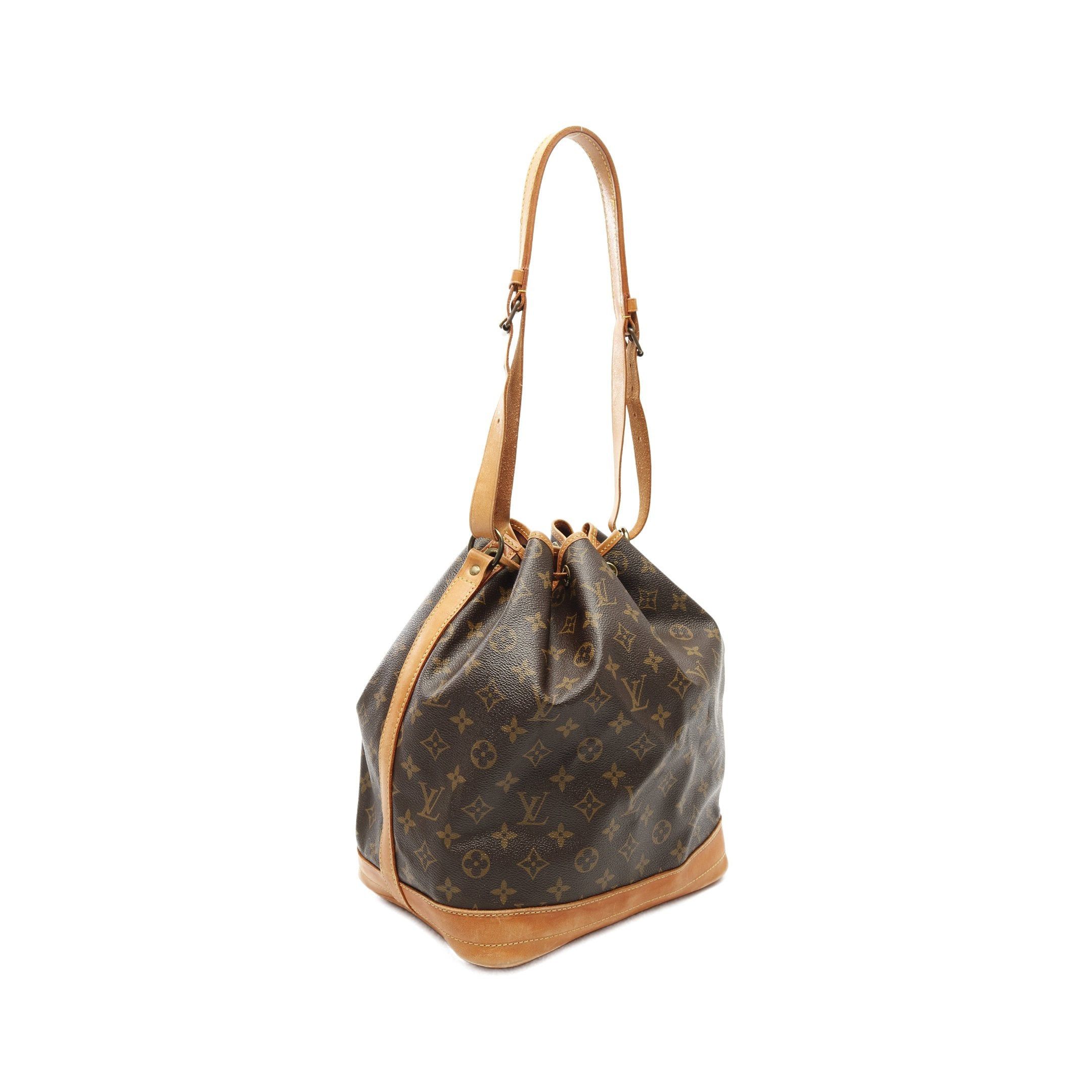 Louis Vuitton Louis Vuitton Noe Monogram Shoulder Bag Leather Brown Size ONE SIZE - 2 Thumbnail
