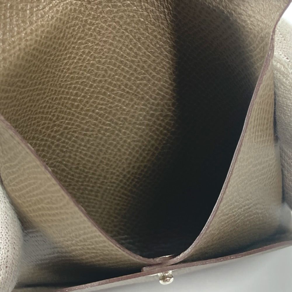 Hermes Hermes Bastia Wallet Change Purse Square Coin Epson Unisex Ethupe Beige Size ONE SIZE - 6 Thumbnail