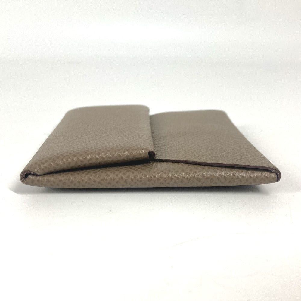 Hermes Hermes Bastia Wallet Change Purse Square Coin Epson Unisex Ethupe Beige Size ONE SIZE - 4 Thumbnail