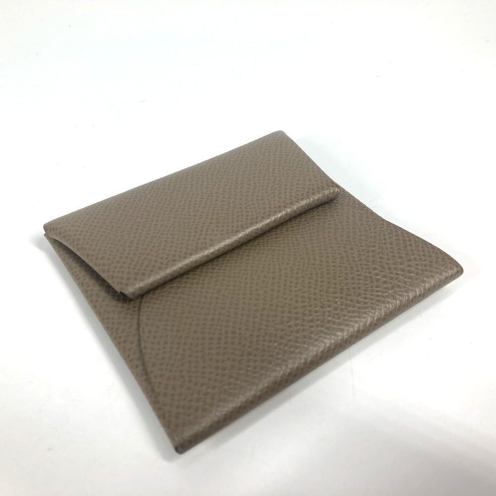 Hermes Hermes Bastia Wallet Change Purse Square Coin Epson Unisex Ethupe Beige Size ONE SIZE - 5 Thumbnail