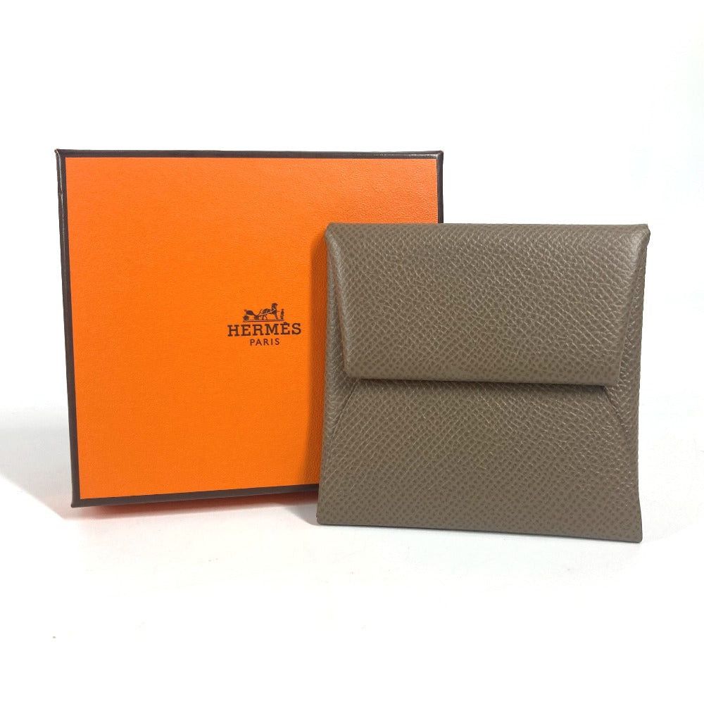 Hermes Hermes Bastia Wallet Change Purse Square Coin Epson Unisex Ethupe Beige Size ONE SIZE - 10 Thumbnail
