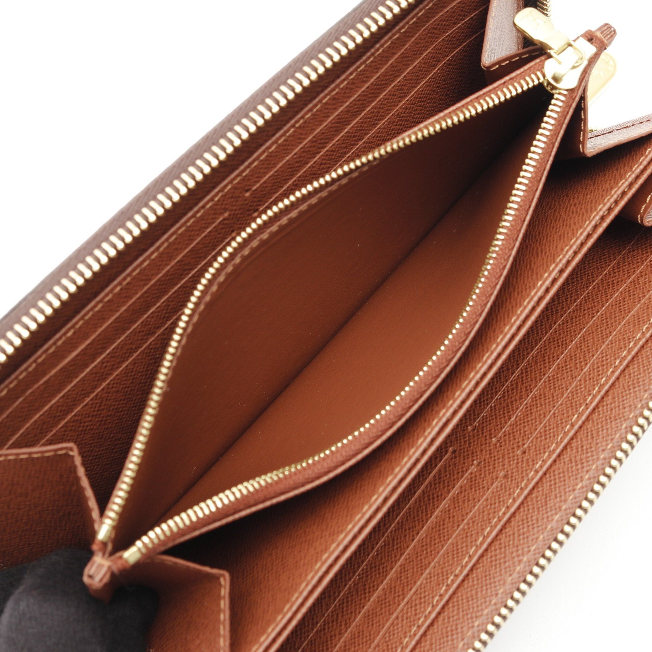 Louis Vuitton Louis Vuitton Zippy Wallet Monogram Round Zipper Long Brown Size ONE SIZE - 5 Thumbnail