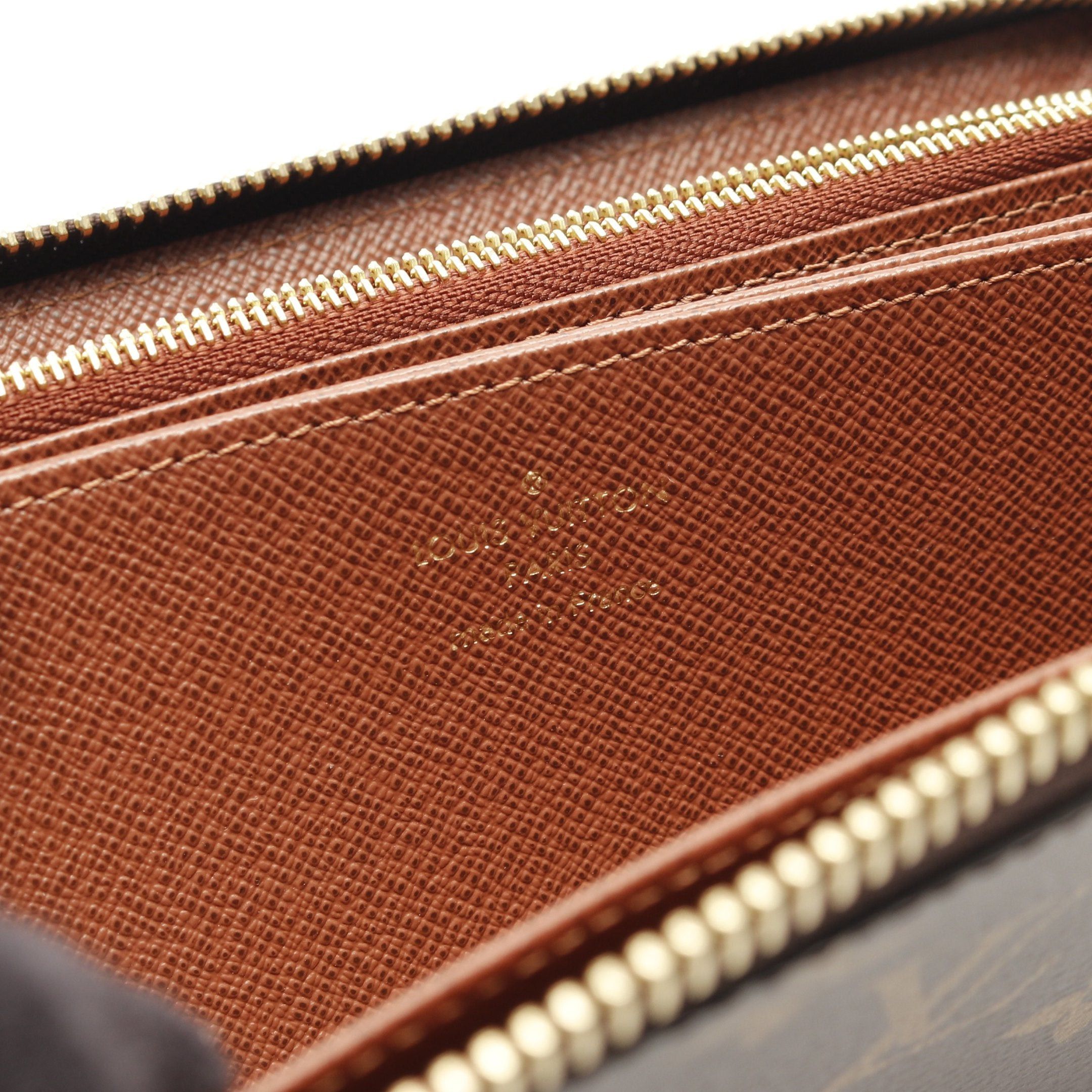 Louis Vuitton Louis Vuitton Zippy Wallet Monogram Round Zipper Long Brown Size ONE SIZE - 4 Thumbnail