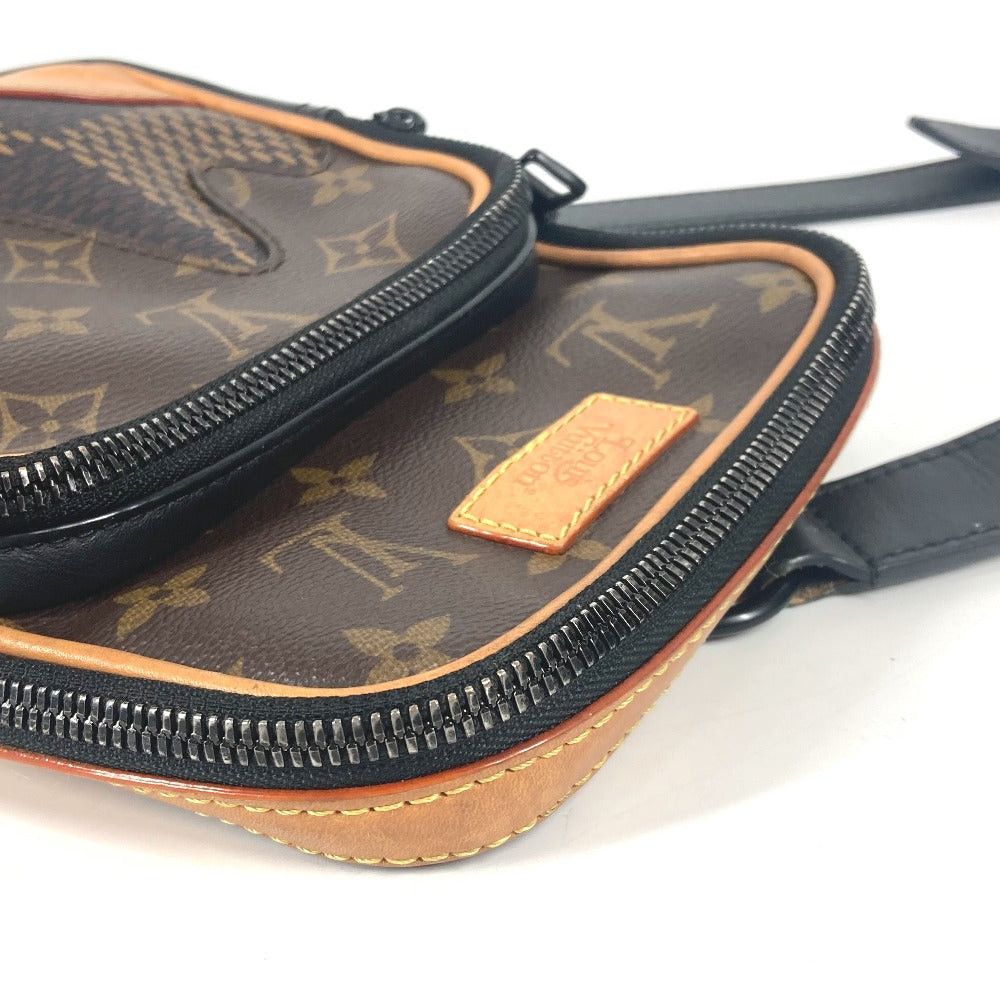 Louis Vuitton Louis Vuitton N40379 Damier Giant Nigo Collaboration Amazon Sling Bag Cross Body Briefcase Shoulder Canvas Unisex Brown Size ONE SIZE - 5 Thumbnail