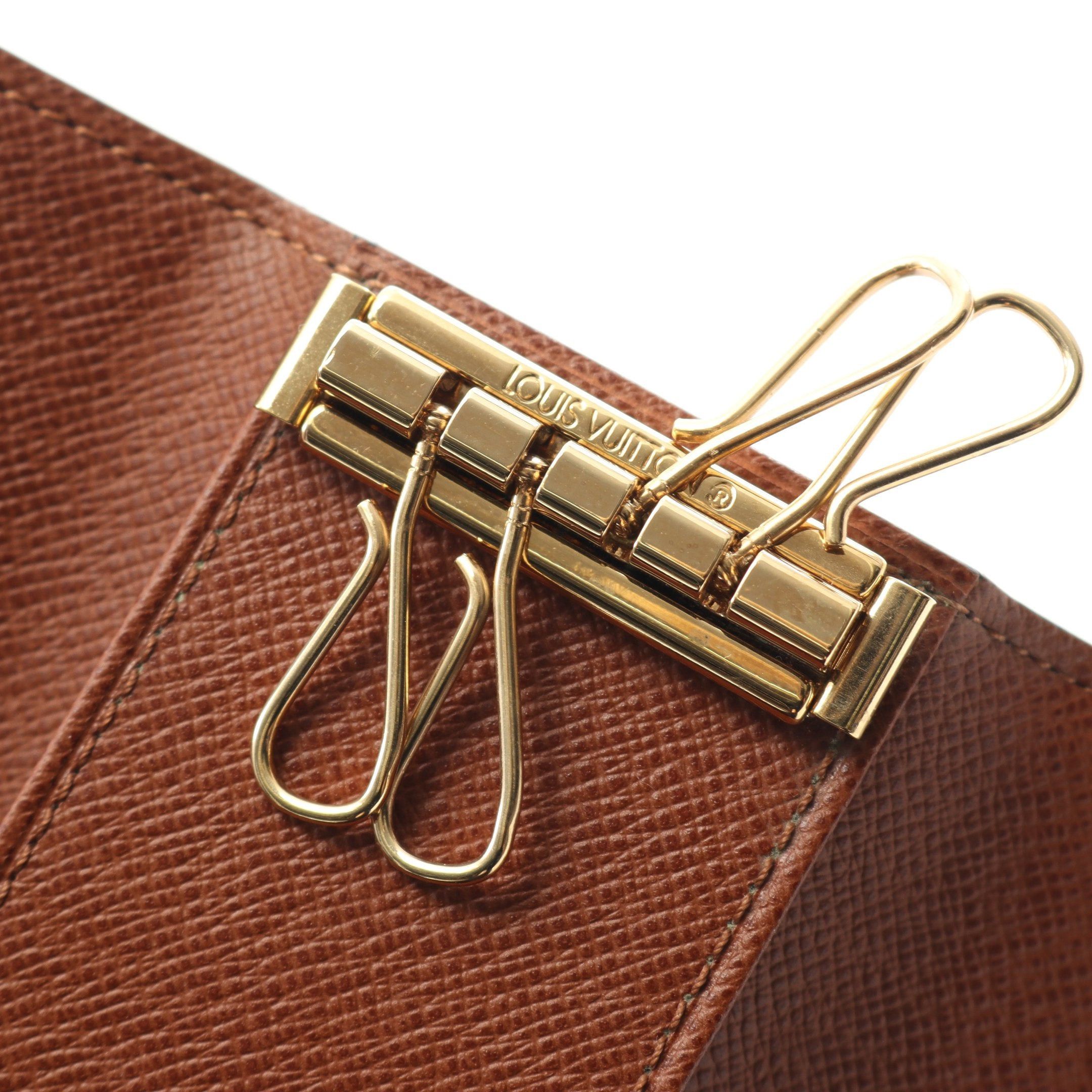 Louis Vuitton Louis Vuitton Multicle 4 Monogram Ring Chain Key Case Brown Size ONE SIZE - 6 Thumbnail