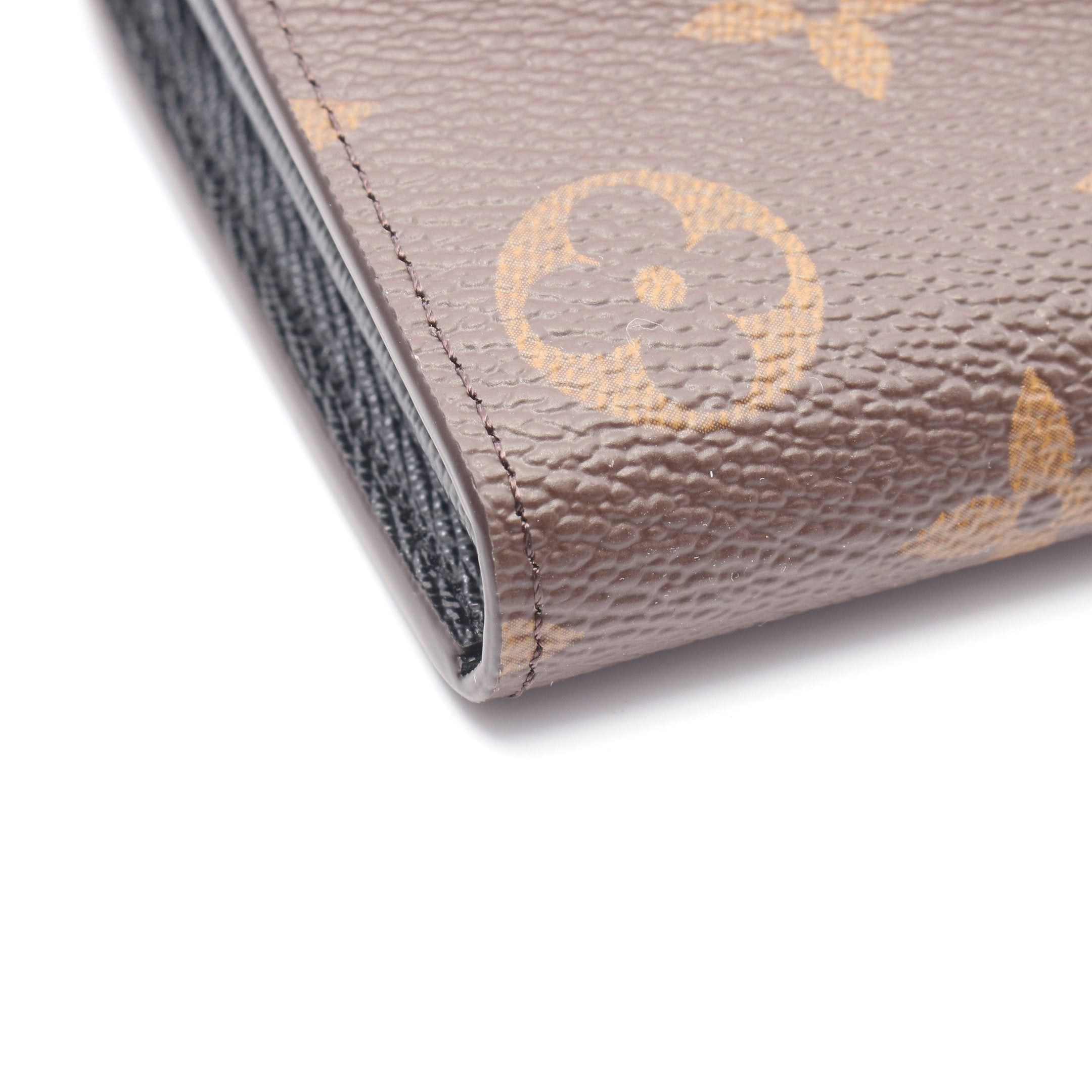 Louis Vuitton Louis Vuitton Portefeuil Sara Monogram Giant Reverse Bi-Fold Long Wallet Brown Light Size ONE SIZE - 6 Thumbnail