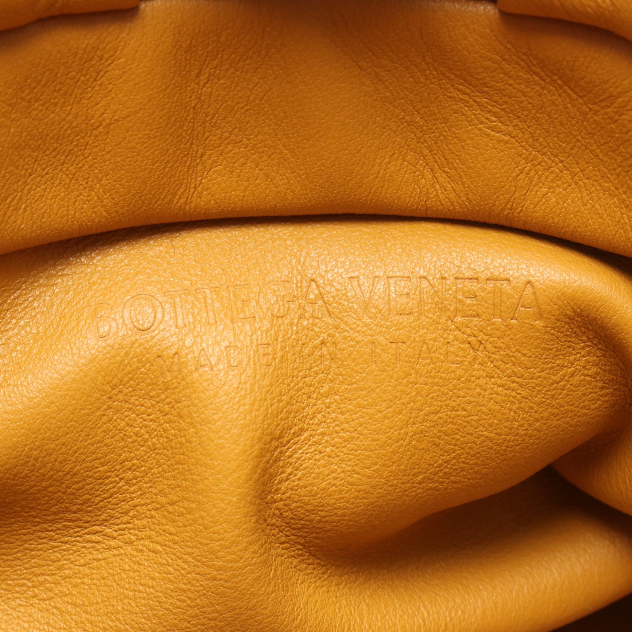 Bottega Veneta Bottega Veneta The Chain Pouch Shoulder Bag Leather Yellow Brown Size ONE SIZE - 4 Thumbnail