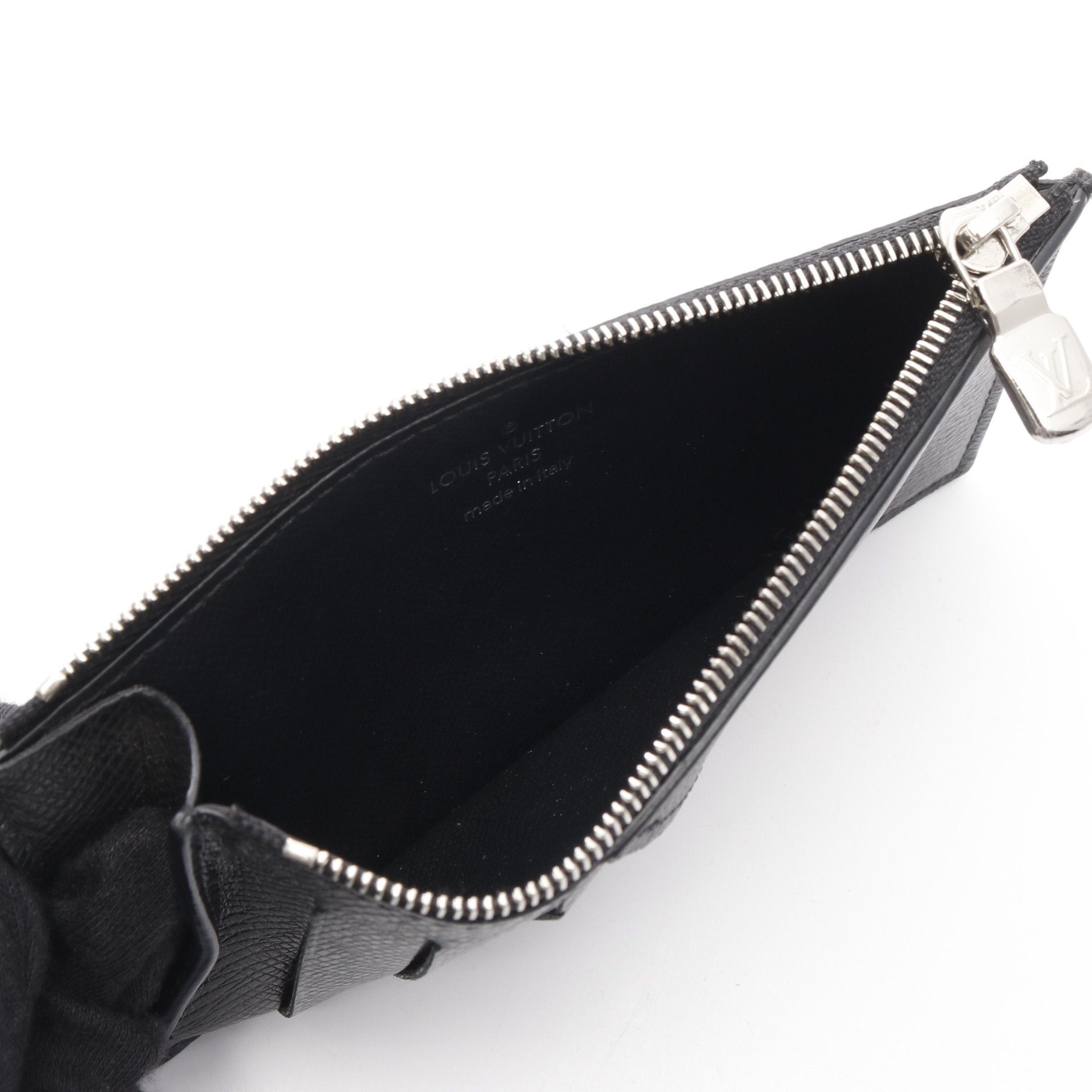 Louis Vuitton Louis Vuitton Coin Card Holder Damier Graphite Case Leather Black Size ONE SIZE - 3 Thumbnail