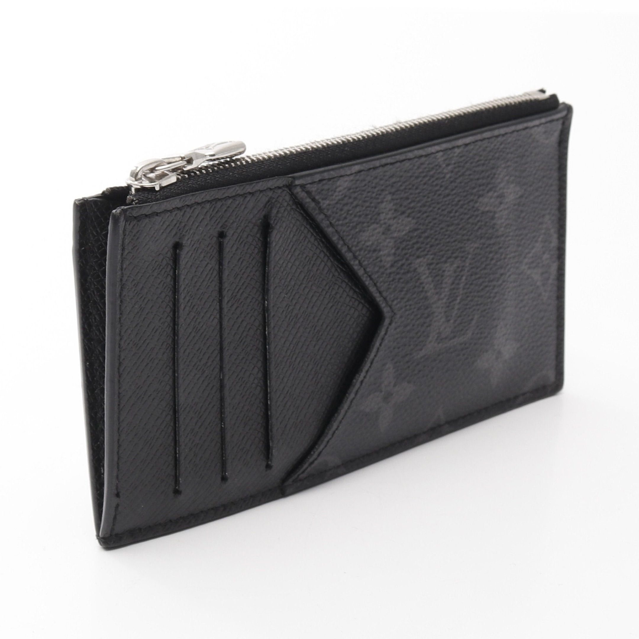 Louis Vuitton Louis Vuitton Coin Card Holder Damier Graphite Case Leather Black Size ONE SIZE - 2 Thumbnail