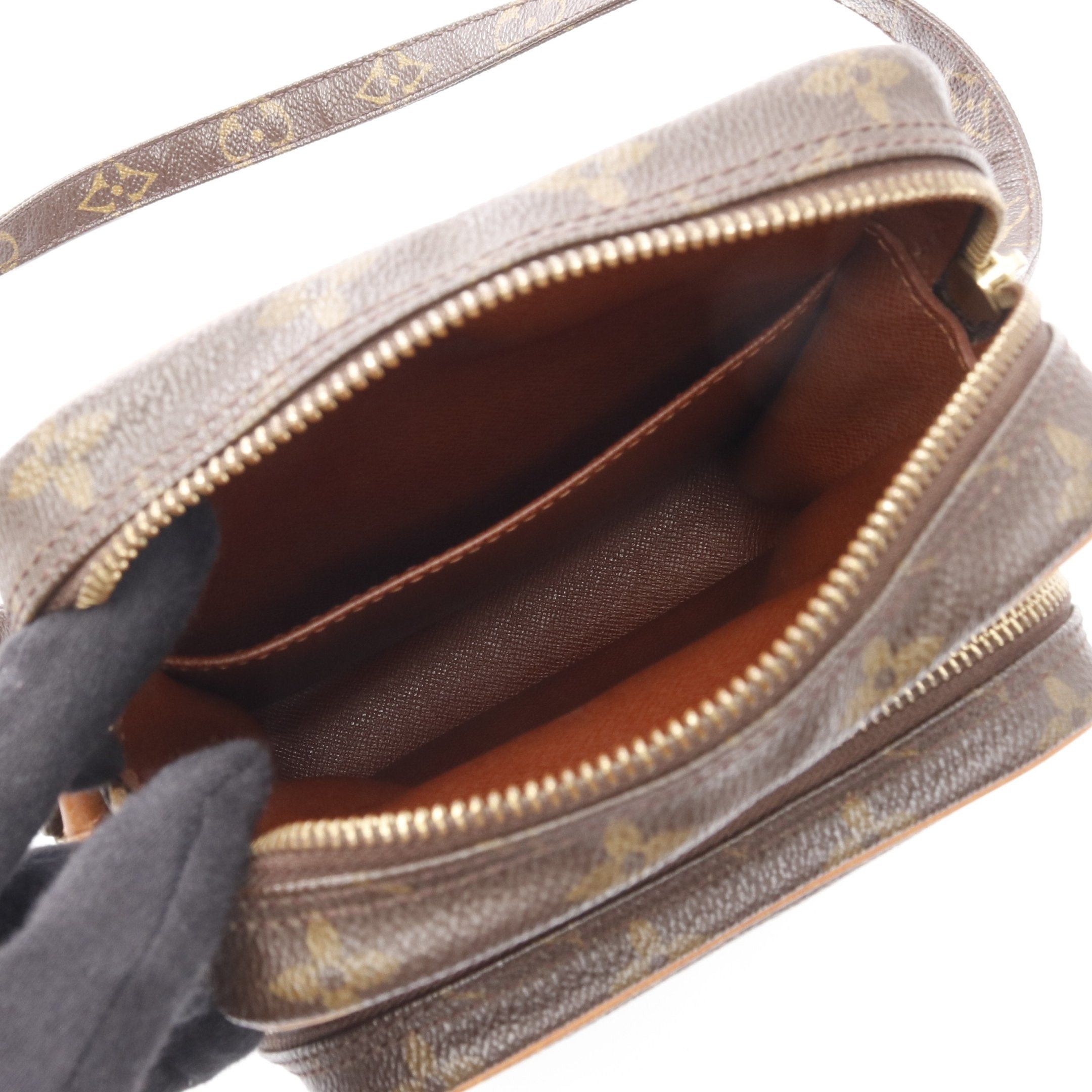 Louis Vuitton Louis Vuitton Amazon Monogram Shoulder Bag Leather Brown Size ONE SIZE - 3 Thumbnail
