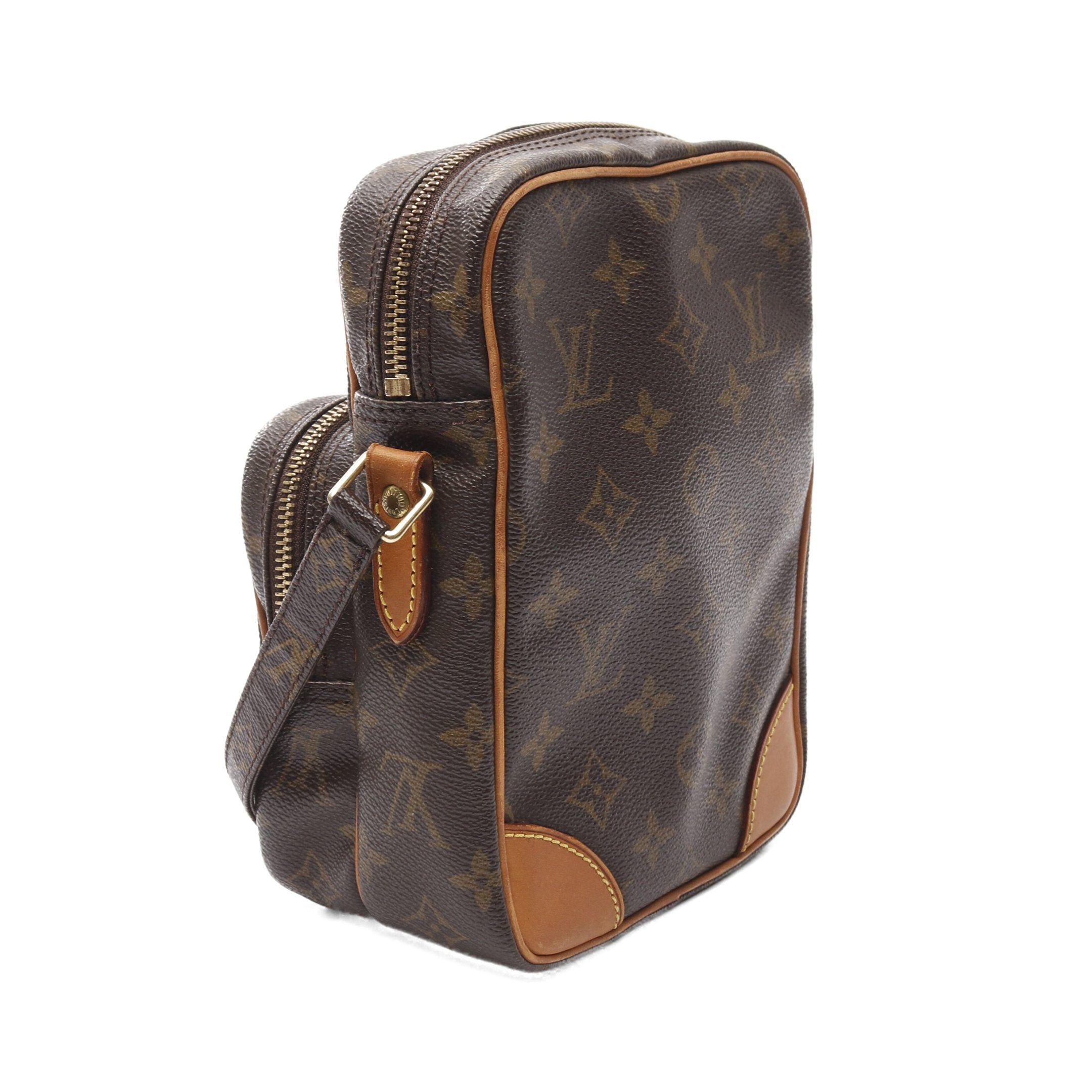 Louis Vuitton Louis Vuitton Amazon Monogram Shoulder Bag Leather Brown Size ONE SIZE - 2 Thumbnail