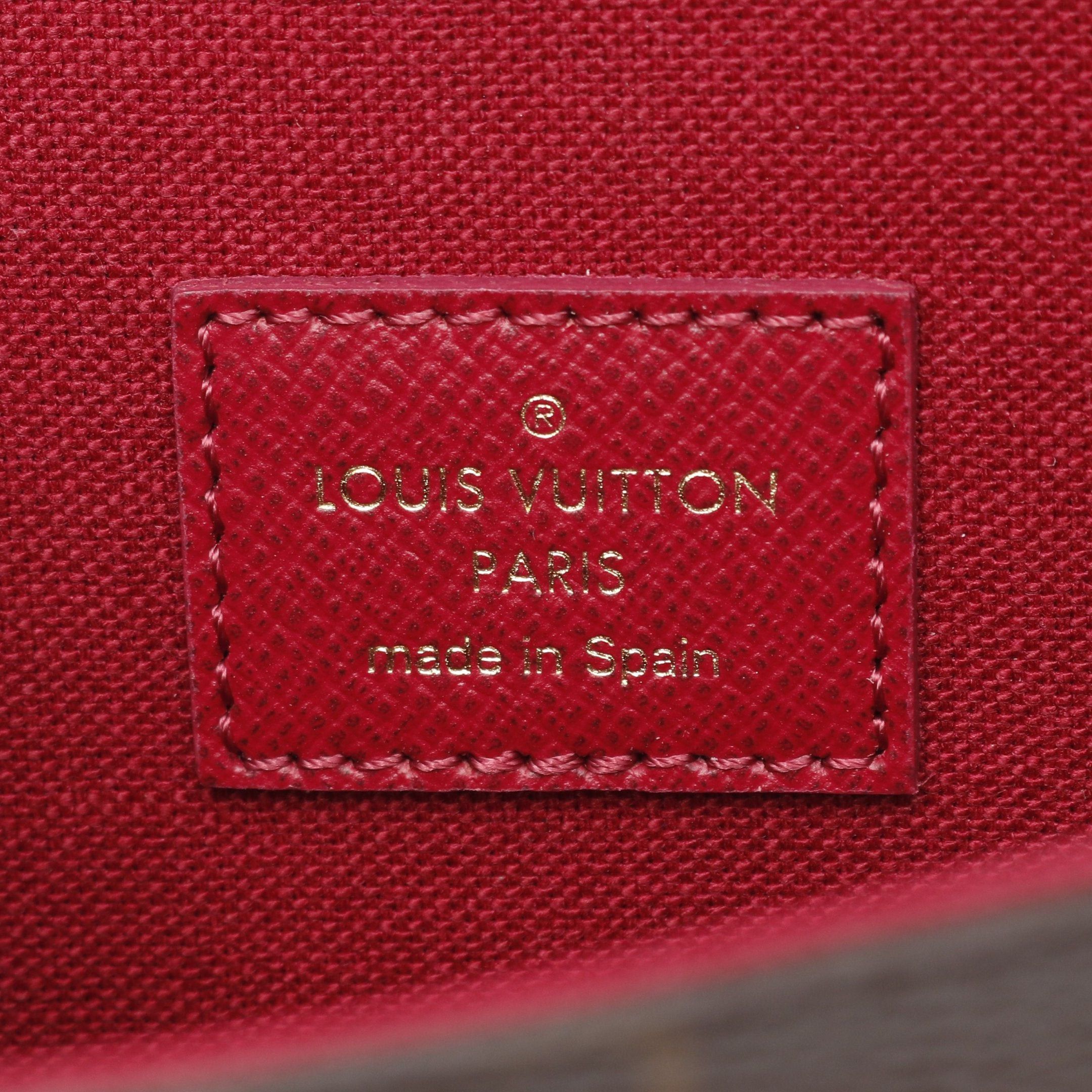 Louis Vuitton Louis Vuitton Pochette Felicie Monogram Fuchsia Chain Shoulder Bag Brown Size ONE SIZE - 4 Thumbnail