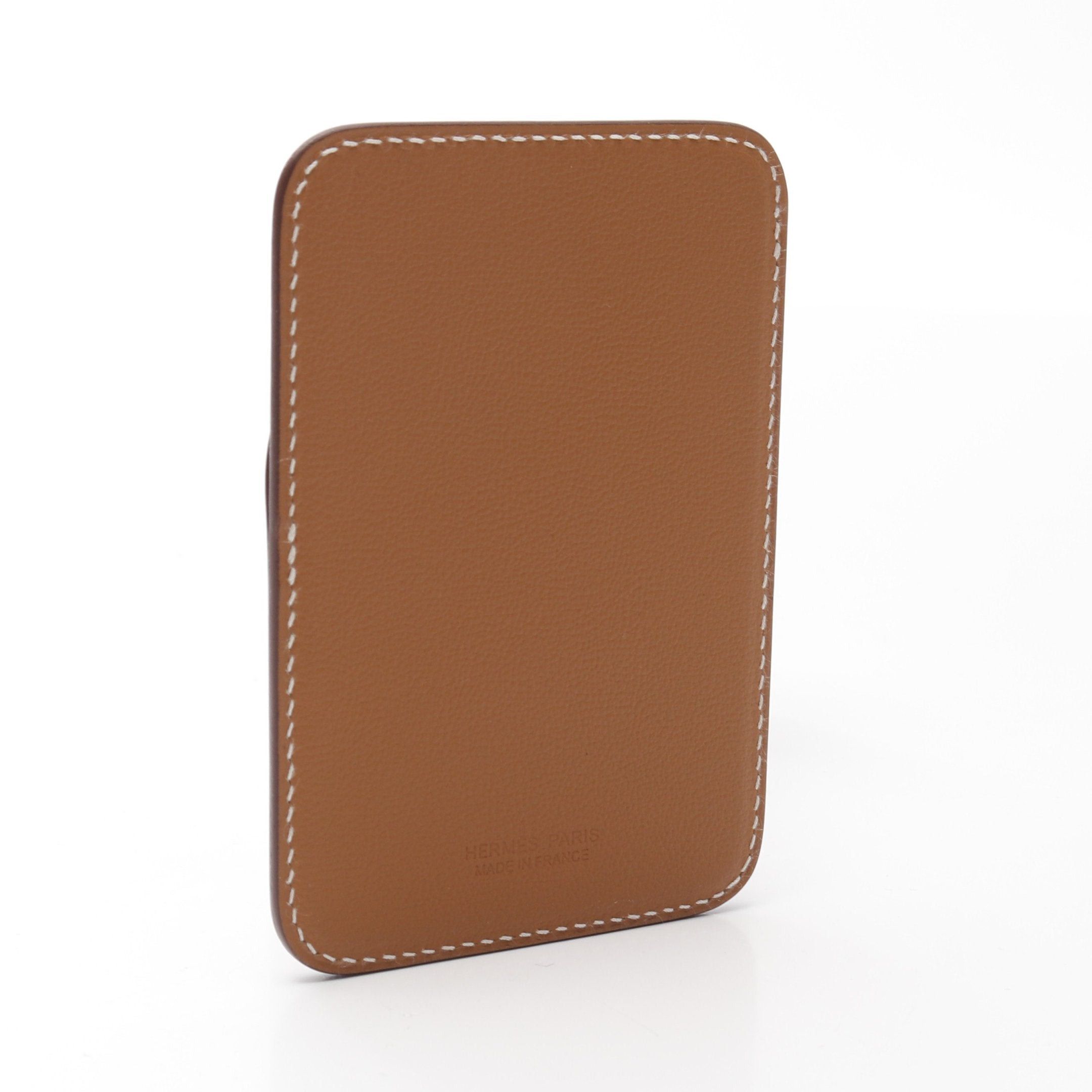 Hermes Hermes Magsafe Emman Tortoise Gold Card Case Veau Swift Brown Double Engraved Size ONE SIZE - 2 Thumbnail