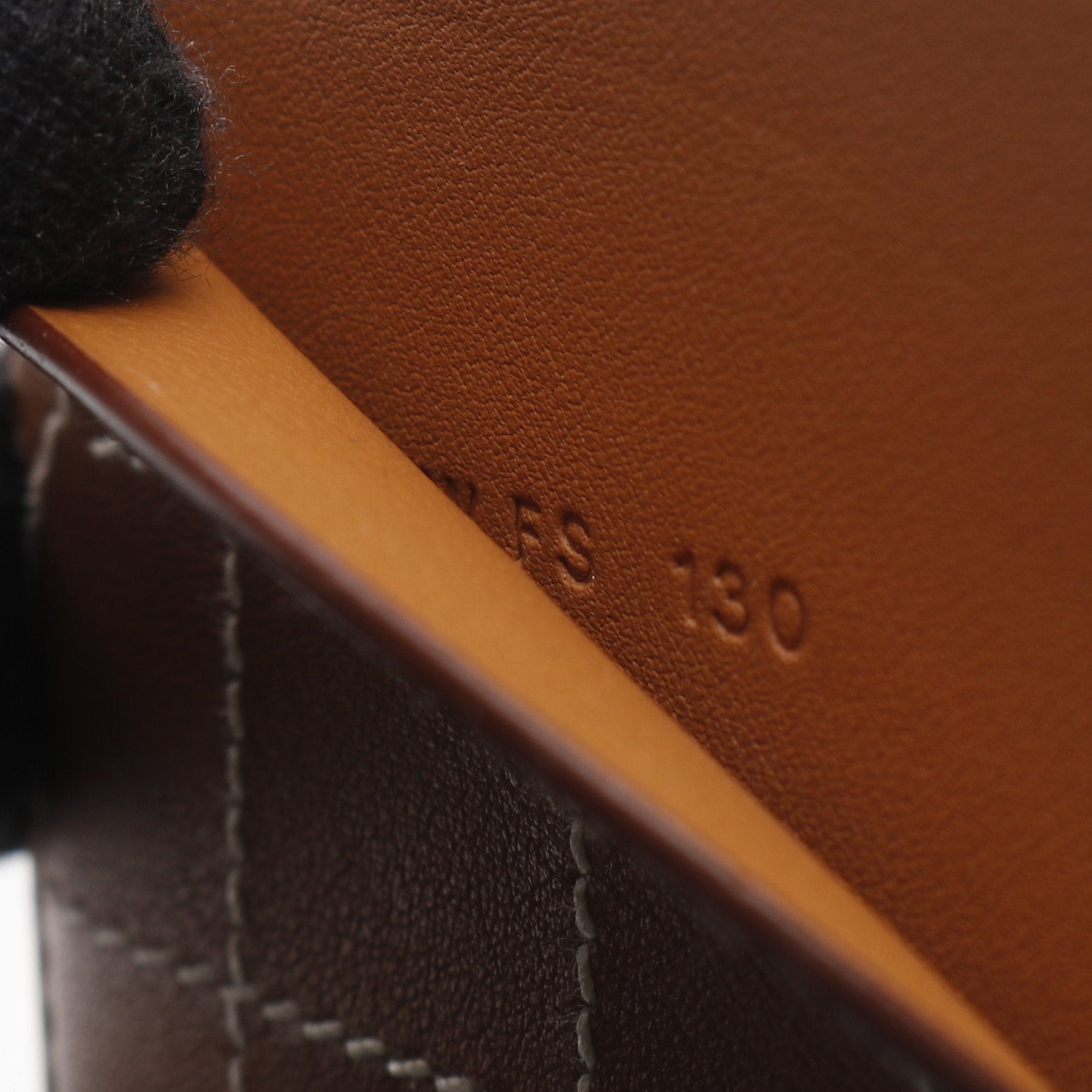 Hermes Hermes Magsafe Emman Tortoise Gold Card Case Veau Swift Brown Double Engraved Size ONE SIZE - 4 Thumbnail