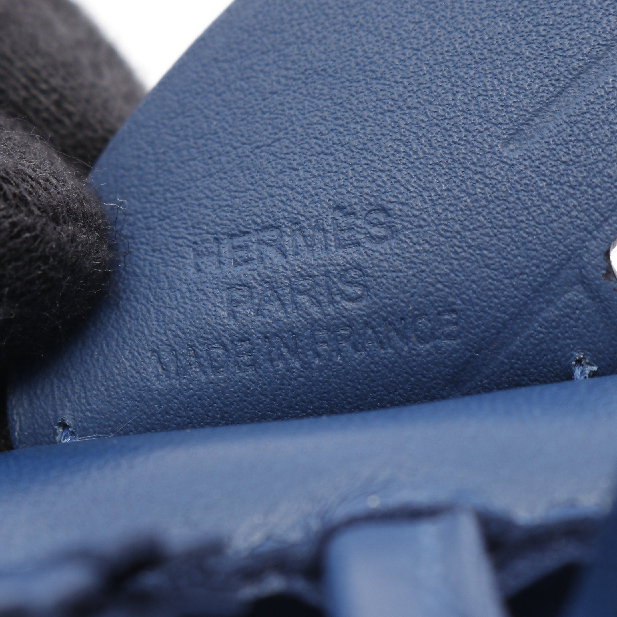 Hermes Hermes Rodeo Pegasus Pm Blue France Bag Charm Veau Swift Aagneau Navy Double Engraved Size ONE SIZE - 3 Thumbnail