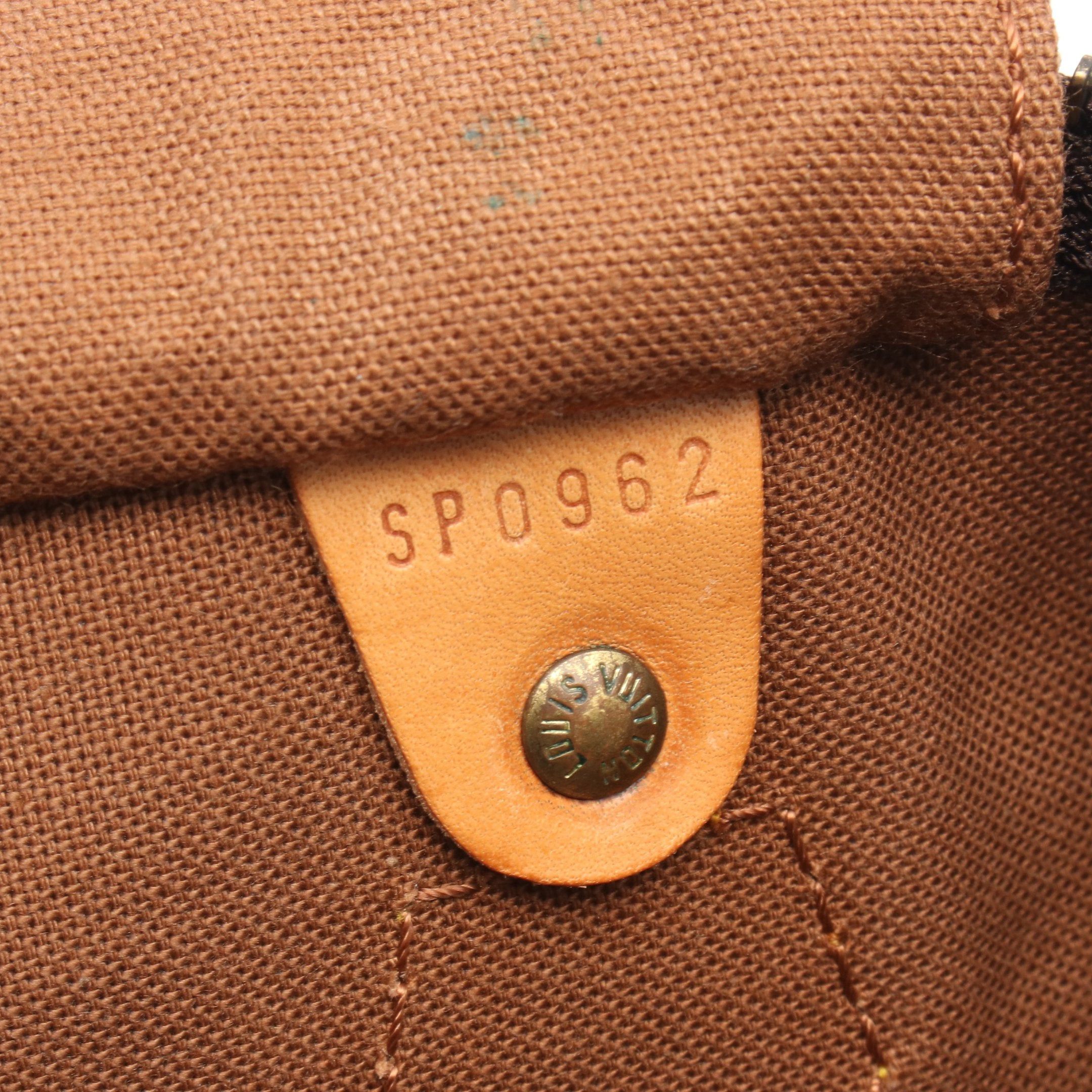 Louis Vuitton Louis Vuitton Speedy 40 Monogram Handbag Leather Brown Size ONE SIZE - 5 Thumbnail