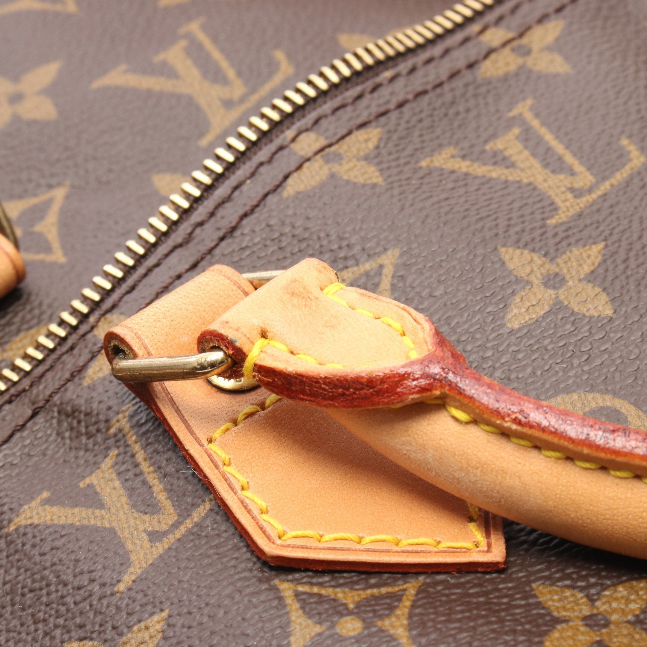 Louis Vuitton Louis Vuitton Speedy 40 Monogram Handbag Leather Brown Size ONE SIZE - 10 Thumbnail