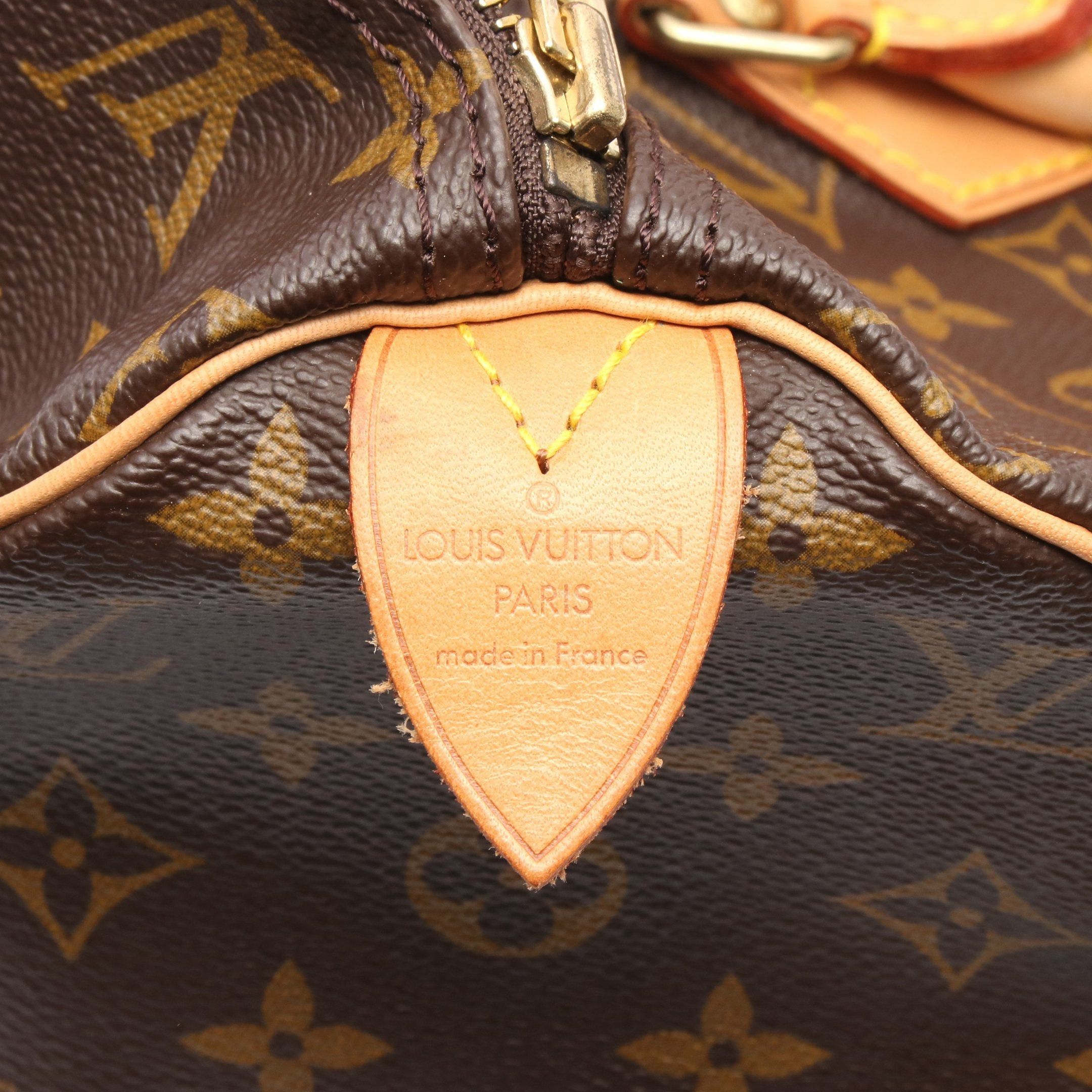 Louis Vuitton Louis Vuitton Speedy 40 Monogram Handbag Leather Brown Size ONE SIZE - 4 Thumbnail