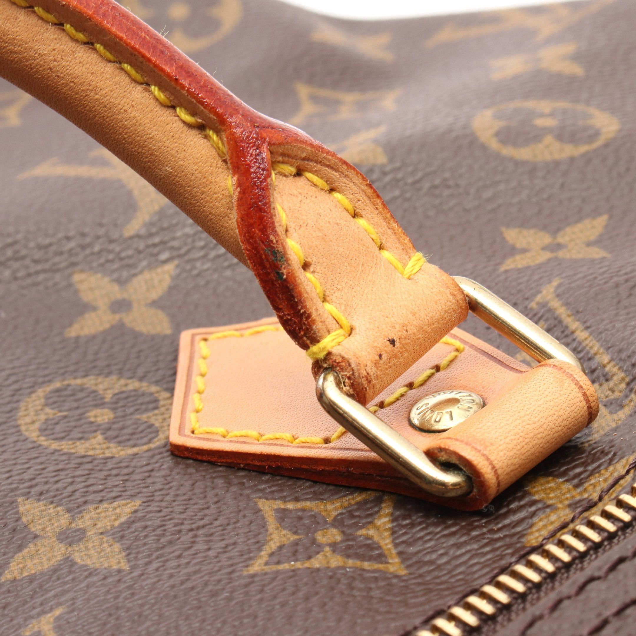 Louis Vuitton Louis Vuitton Speedy 40 Monogram Handbag Leather Brown Size ONE SIZE - 9 Thumbnail