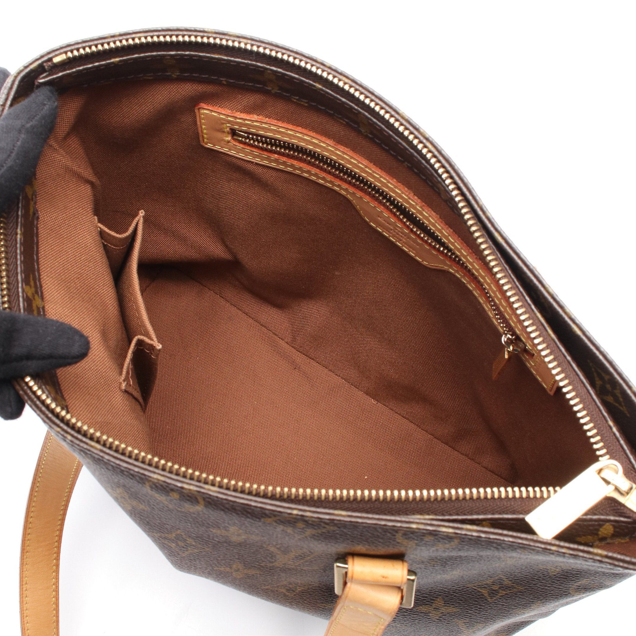 Louis Vuitton Louis Vuitton Cabas Piano Monogram Shoulder Bag Leather Brown Size ONE SIZE - 3 Thumbnail