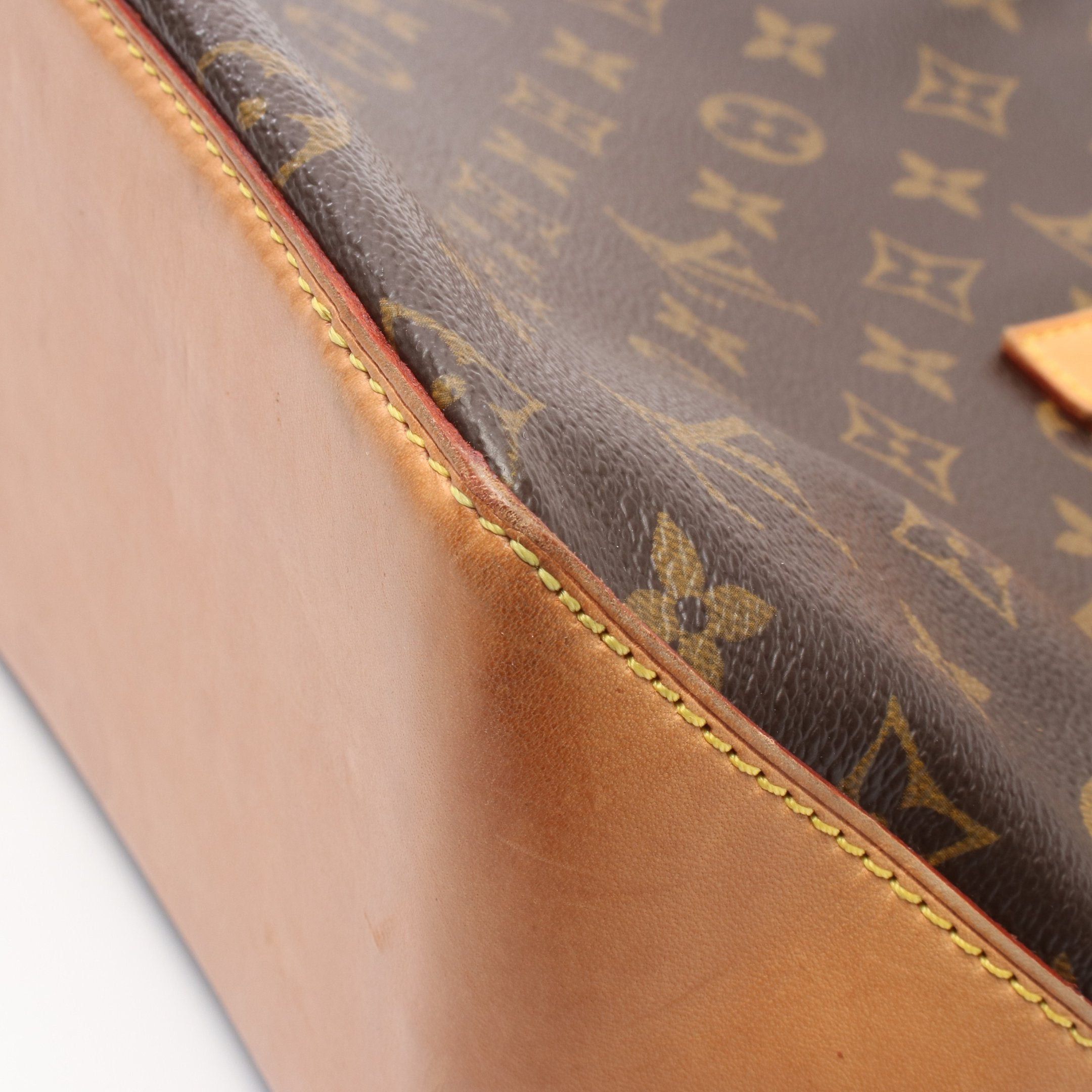 Louis Vuitton Louis Vuitton Cabas Piano Monogram Shoulder Bag Leather Brown Size ONE SIZE - 8 Thumbnail